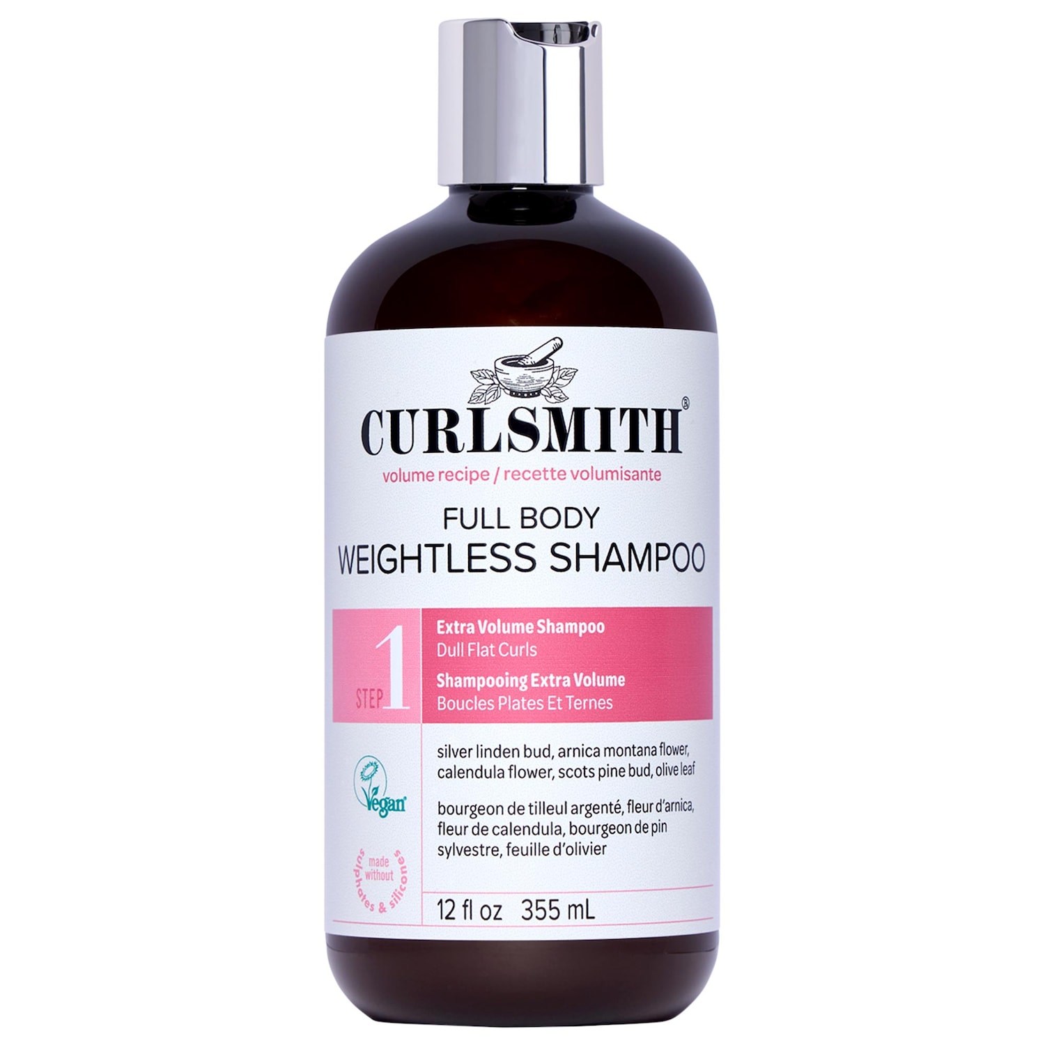 Невесомый шампунь для объёма волос Curlsmith Full Body