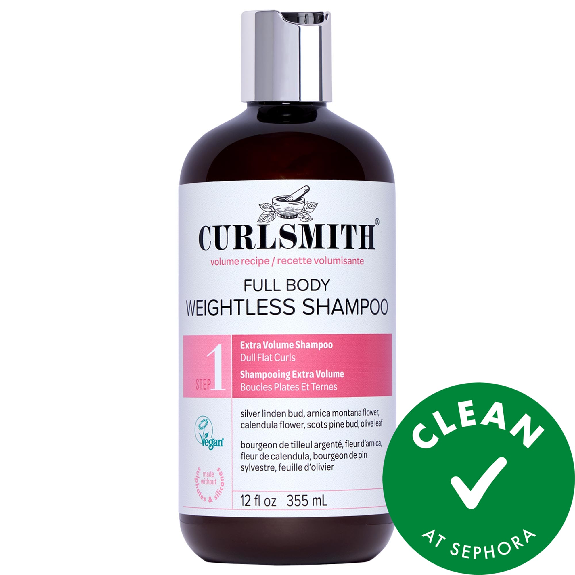 Curlsmith Full Body Weightless Cleanser Shampoo 12 oz