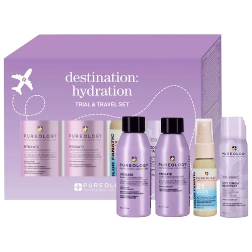 Мини-дорожный набор для увлажнения волос Pureology Hydrate On-The-Go