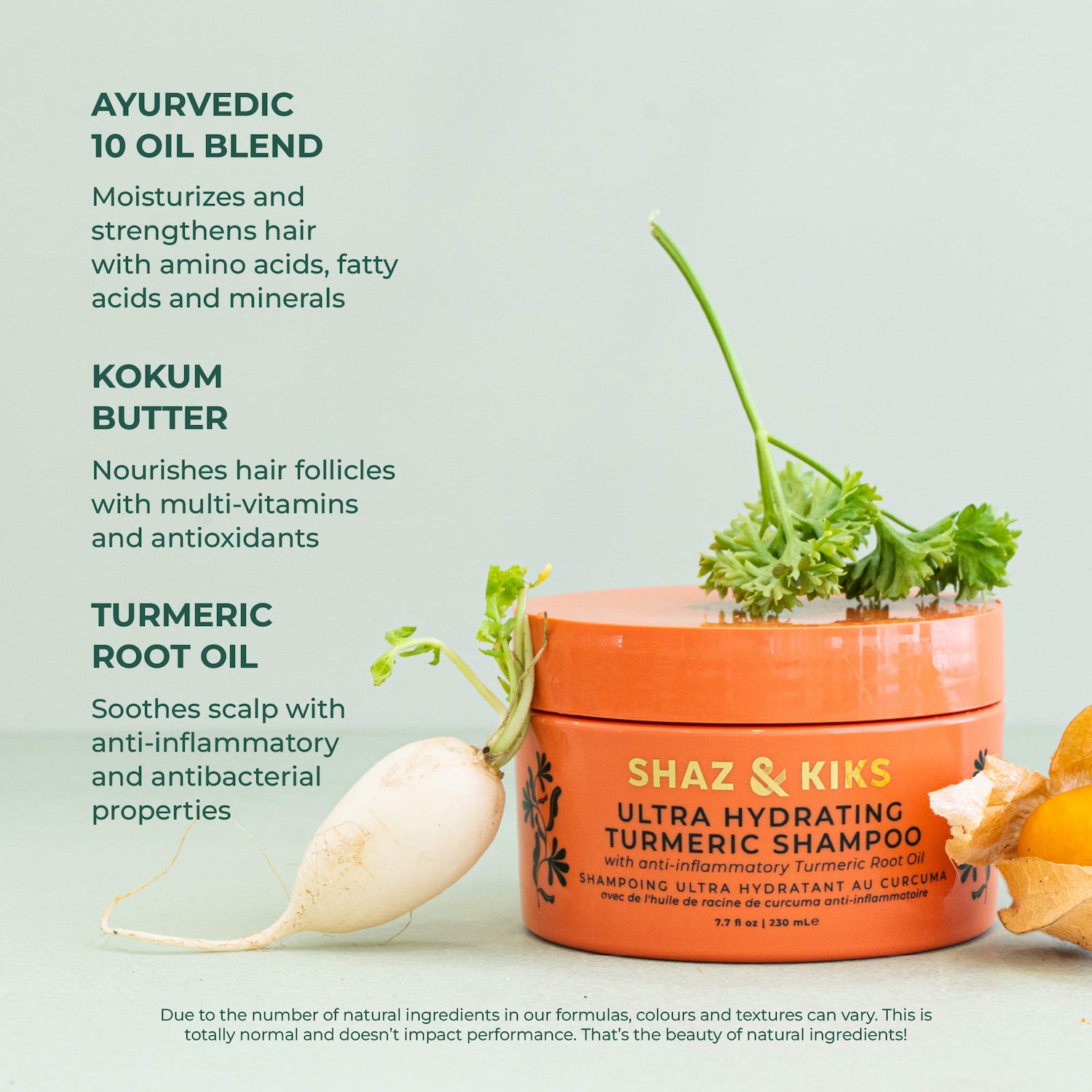 Ultra Hydrating Turmeric Shampoo - SHAZ & KIKS | Sephora