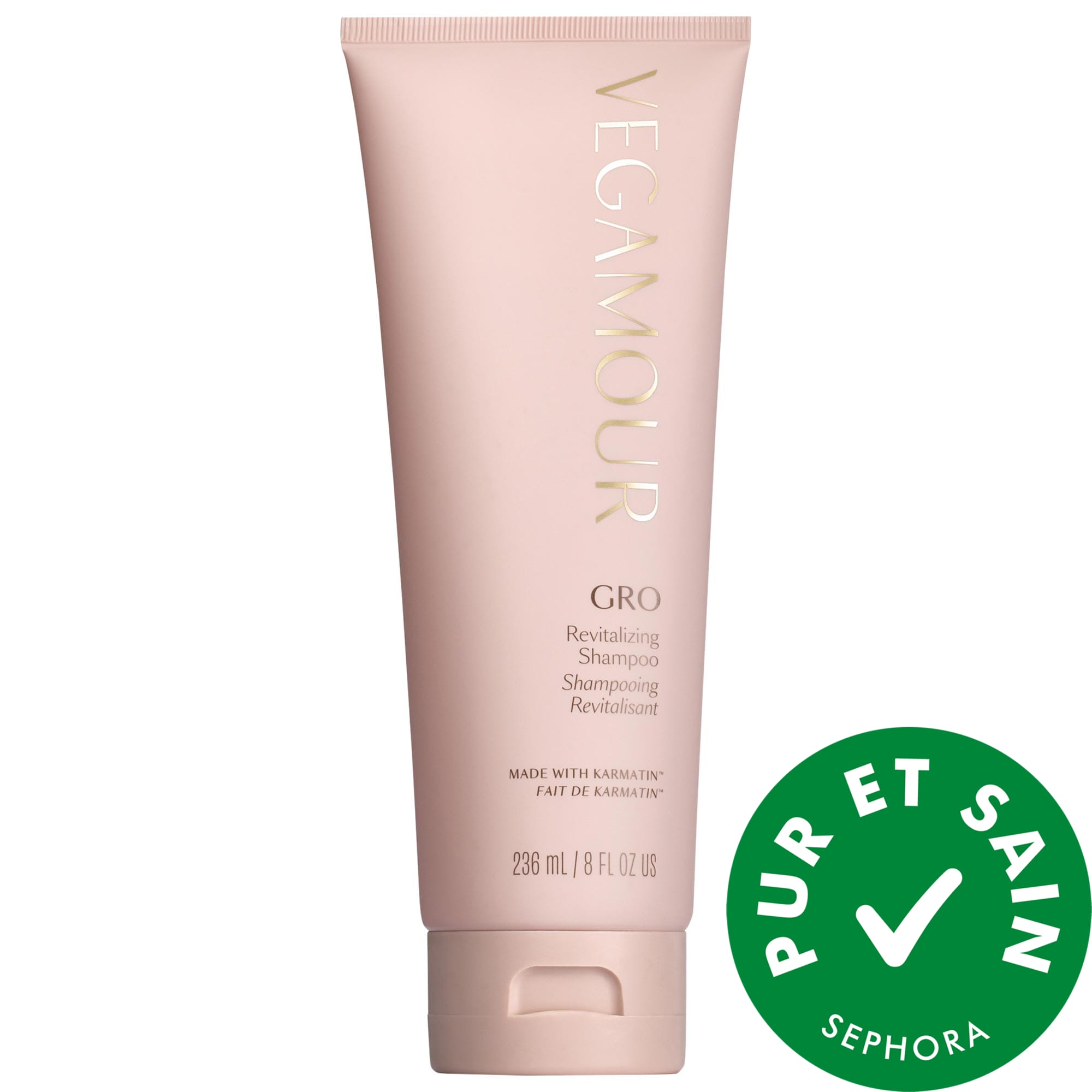 Vegamour Shampoing revitalisant GRO pour cheveux clairsemés oz / ml