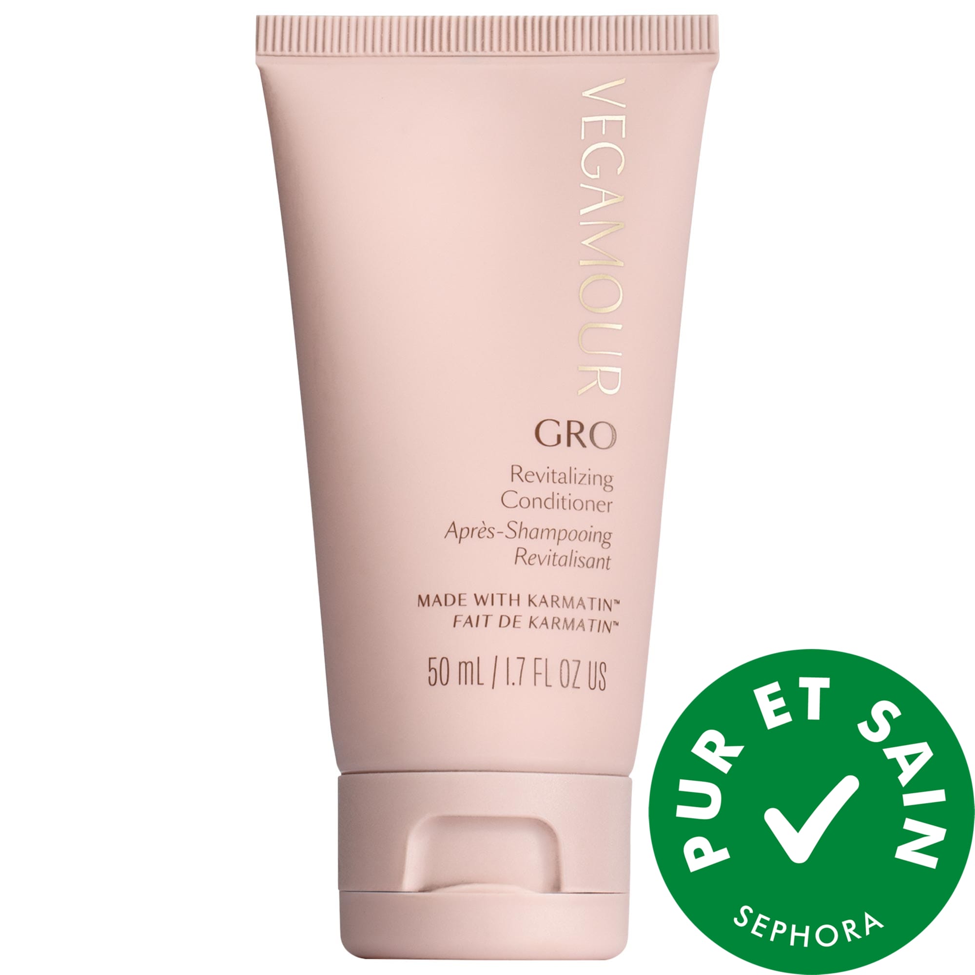 Vegamour Mini shampoing revitalisant GRO pour cheveux clairsemés 1.7 oz / 50 mL