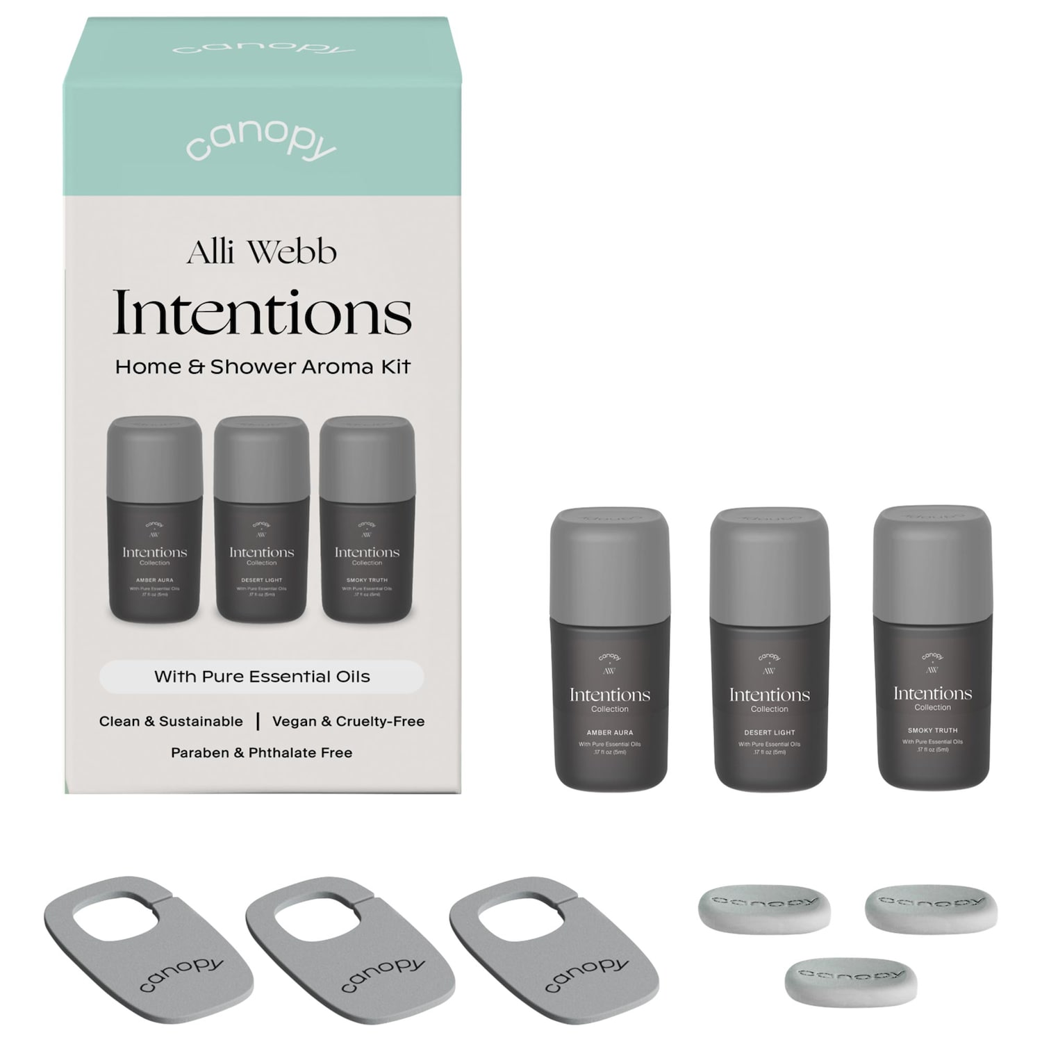 Набор для ароматерапии Canopy Intentions Aroma Kit by Alli Webb с эфирными маслами — фото 1