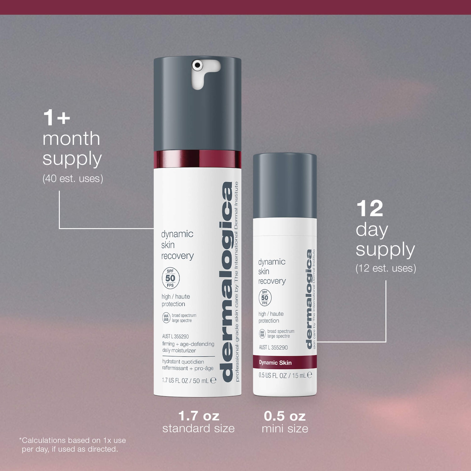 Mini Dynamic Skin Recovery SPF50 Moisturizer - Dermalogica | Sephora