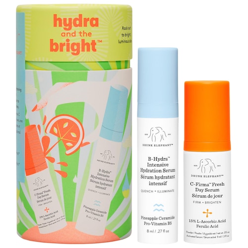 Дуэт сывороток Drunk Elephant Hydra and the Bright