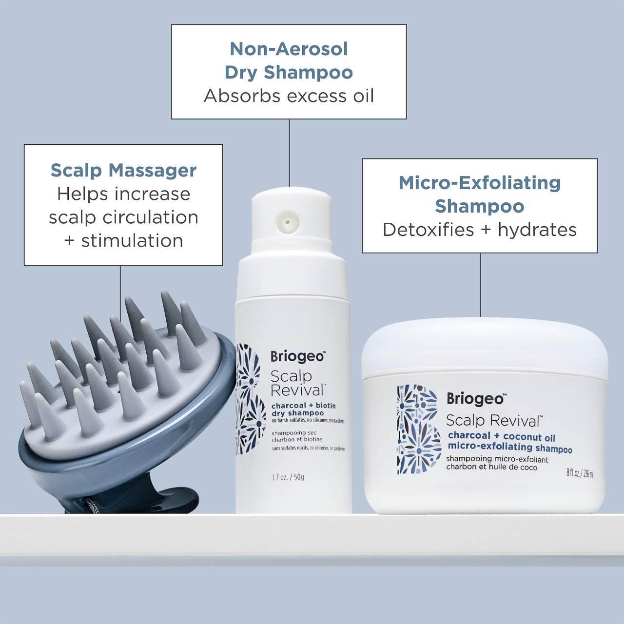 Scalp Revival Scalp Care Essentials Kit - Briogeo | Sephora
