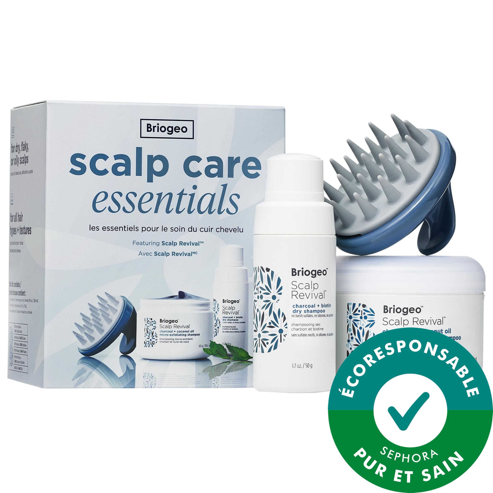 Briogeo Trousse d'essentiels de soin pour le cuir chevelu Scalp Revival