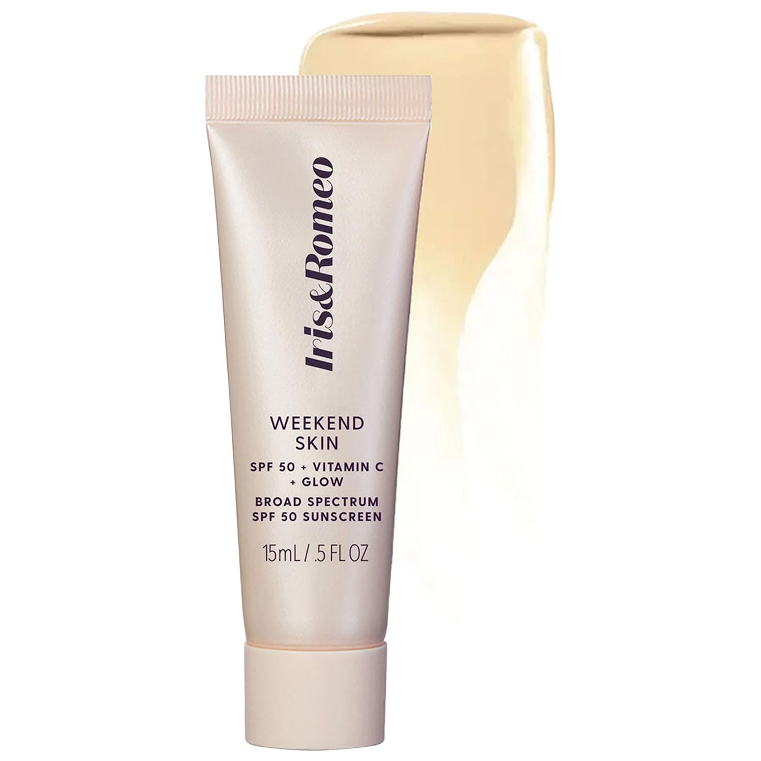 Мини-тонирующий солнцезащитный крем Iris&Romeo Weekend Skin SPF 50 с витамином C — фото 1