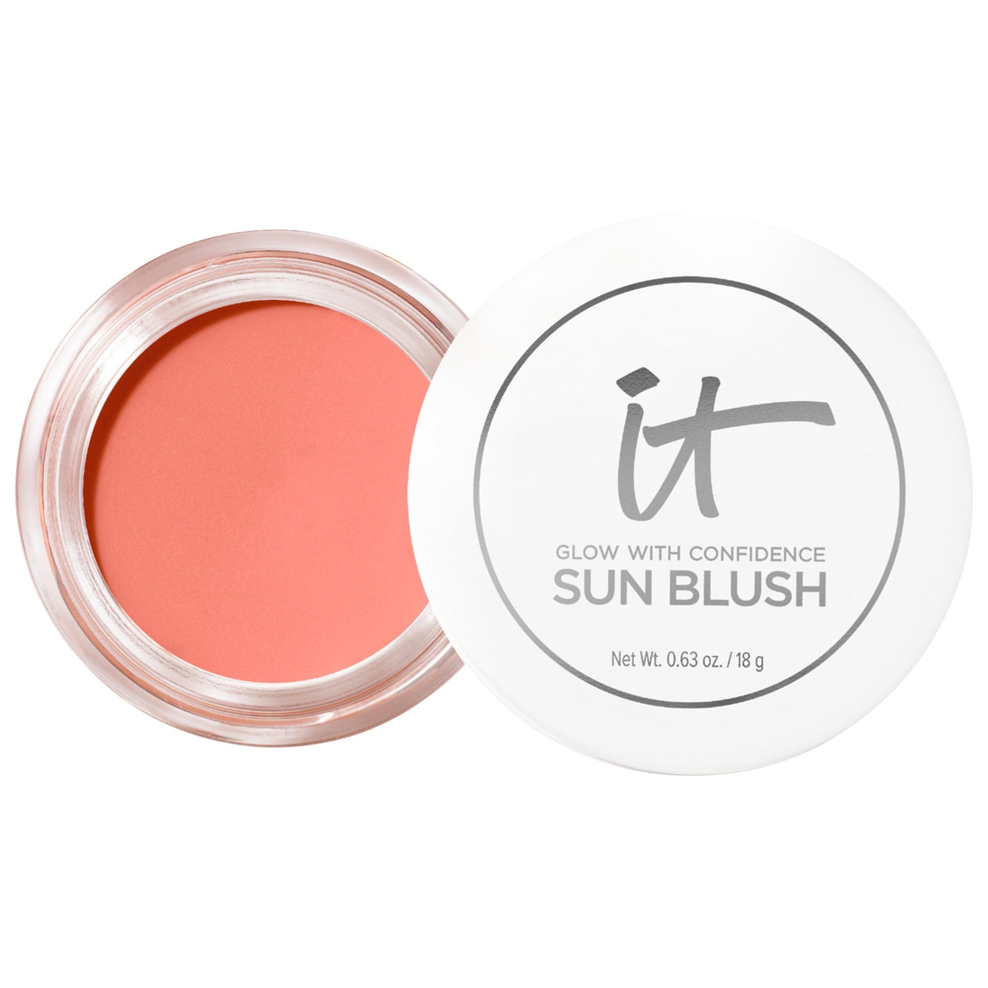 IT Cosmetics Glow with Confidence Sun Cream Blush Hyaluronic Acid 0.63 oz