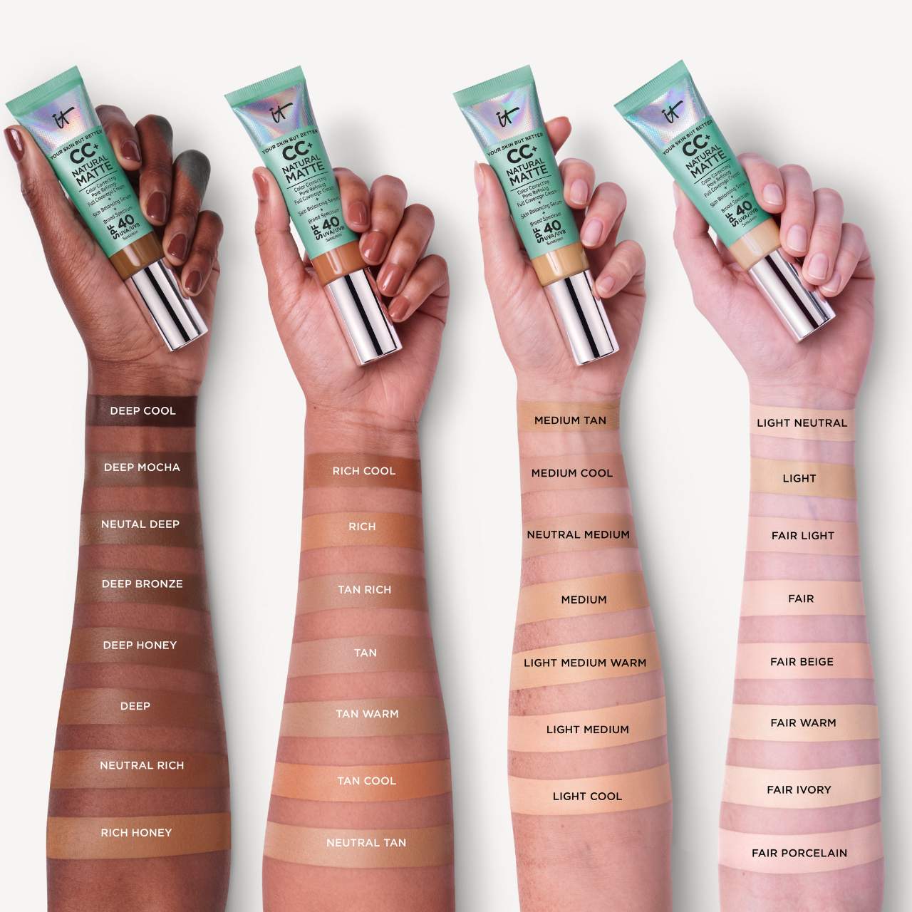 CC-крем IT Cosmetics Natural Matte Foundation SPF 40 — фото 4
