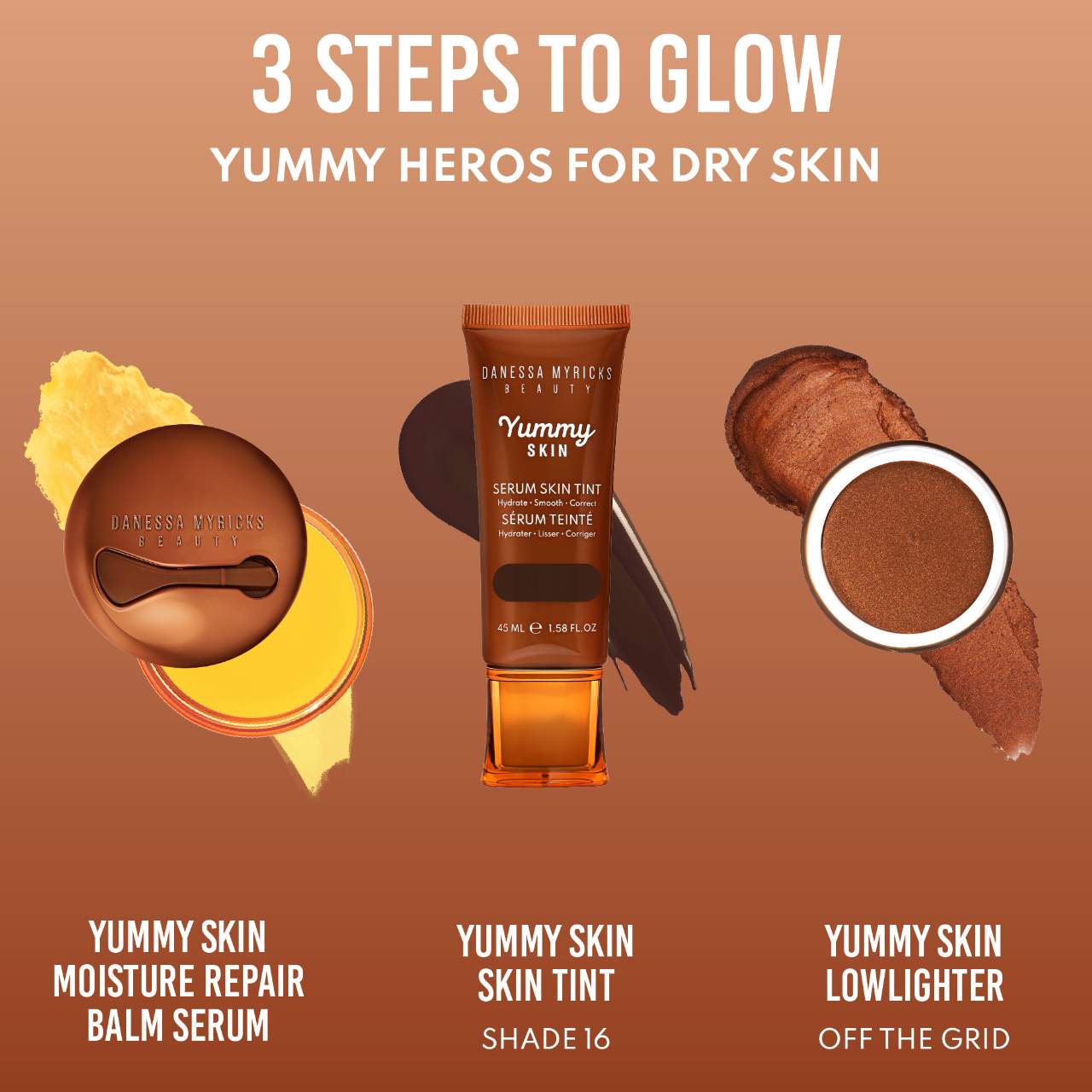 Бальзам-пудра для скульптурирования Danessa Myricks Beauty Yummy Skin Lowlighter — фото 5