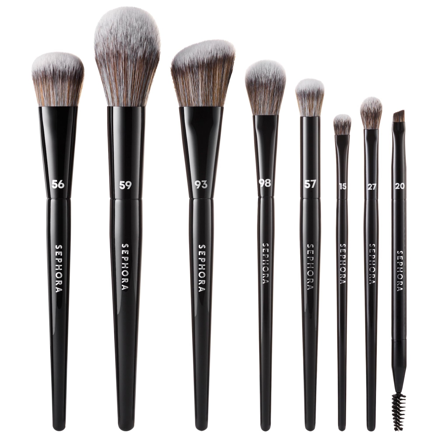 Набор из 8 профессиональных кистей для лица и глаз Sephora Collection Pro — фото 3