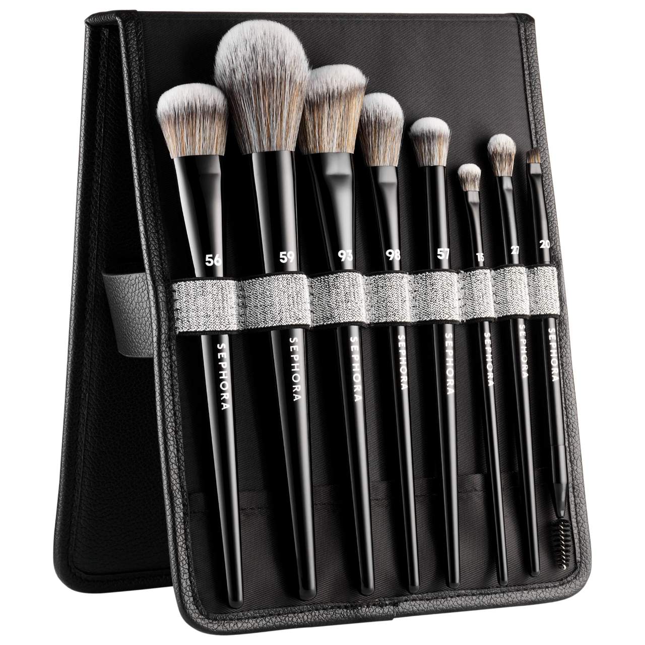 Набор из 8 профессиональных кистей для лица и глаз Sephora Collection Pro — фото 5