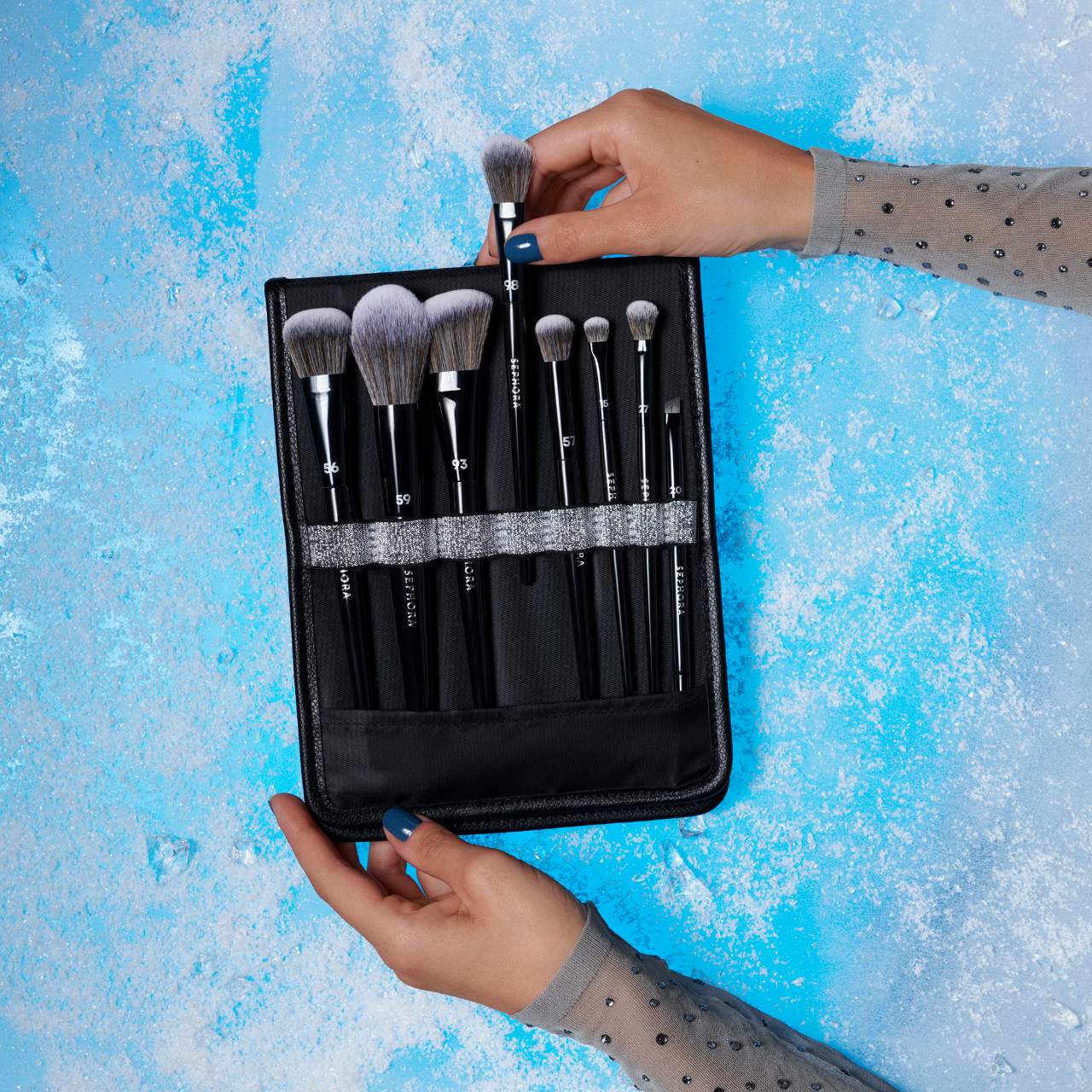 Набор из 8 профессиональных кистей для лица и глаз Sephora Collection Pro — фото 8