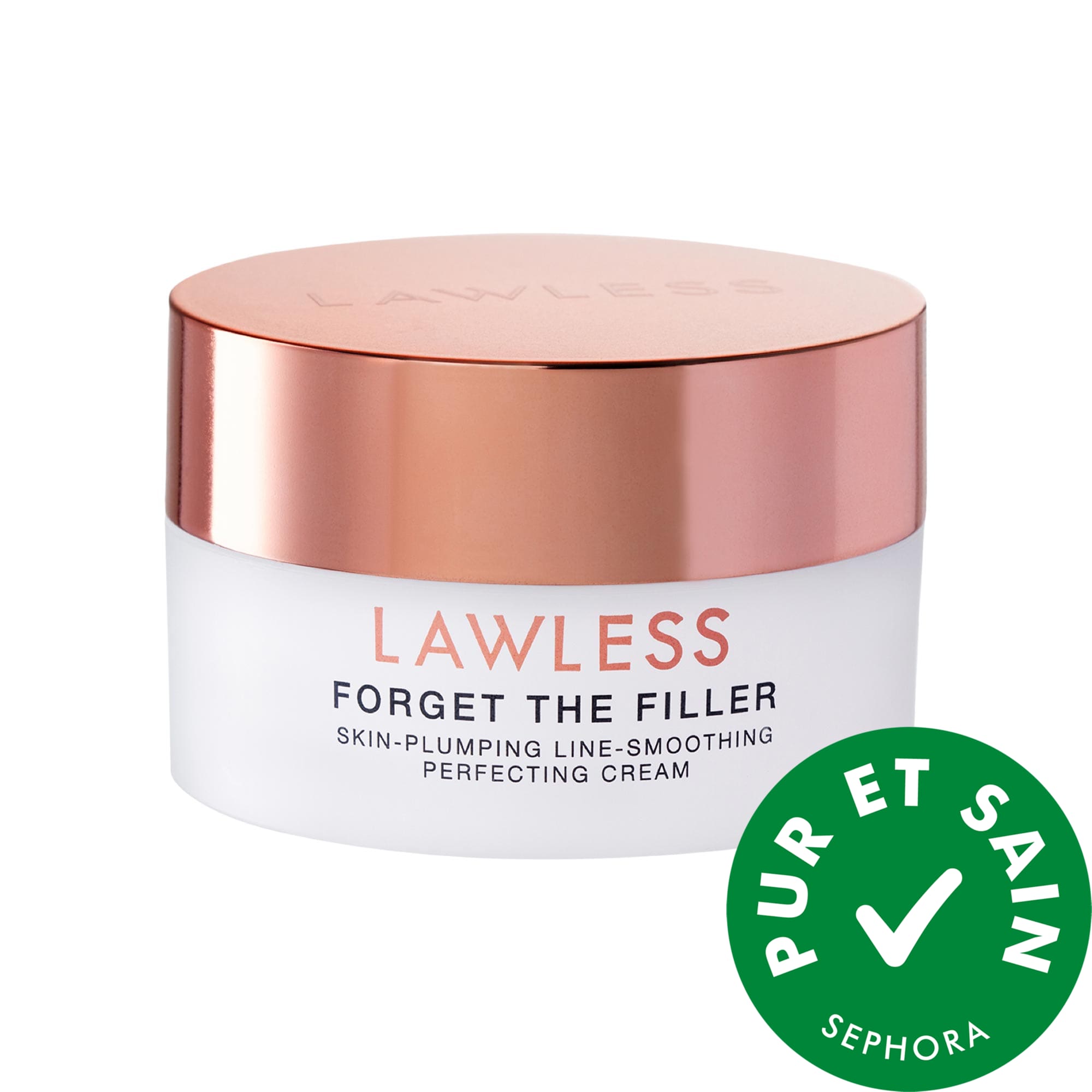 LAWLESS Mini hydratant et base de maquillage repulpante, lissante de ridules et perfectrice de peau Forget the Filler 0.5 oz / 15 mL