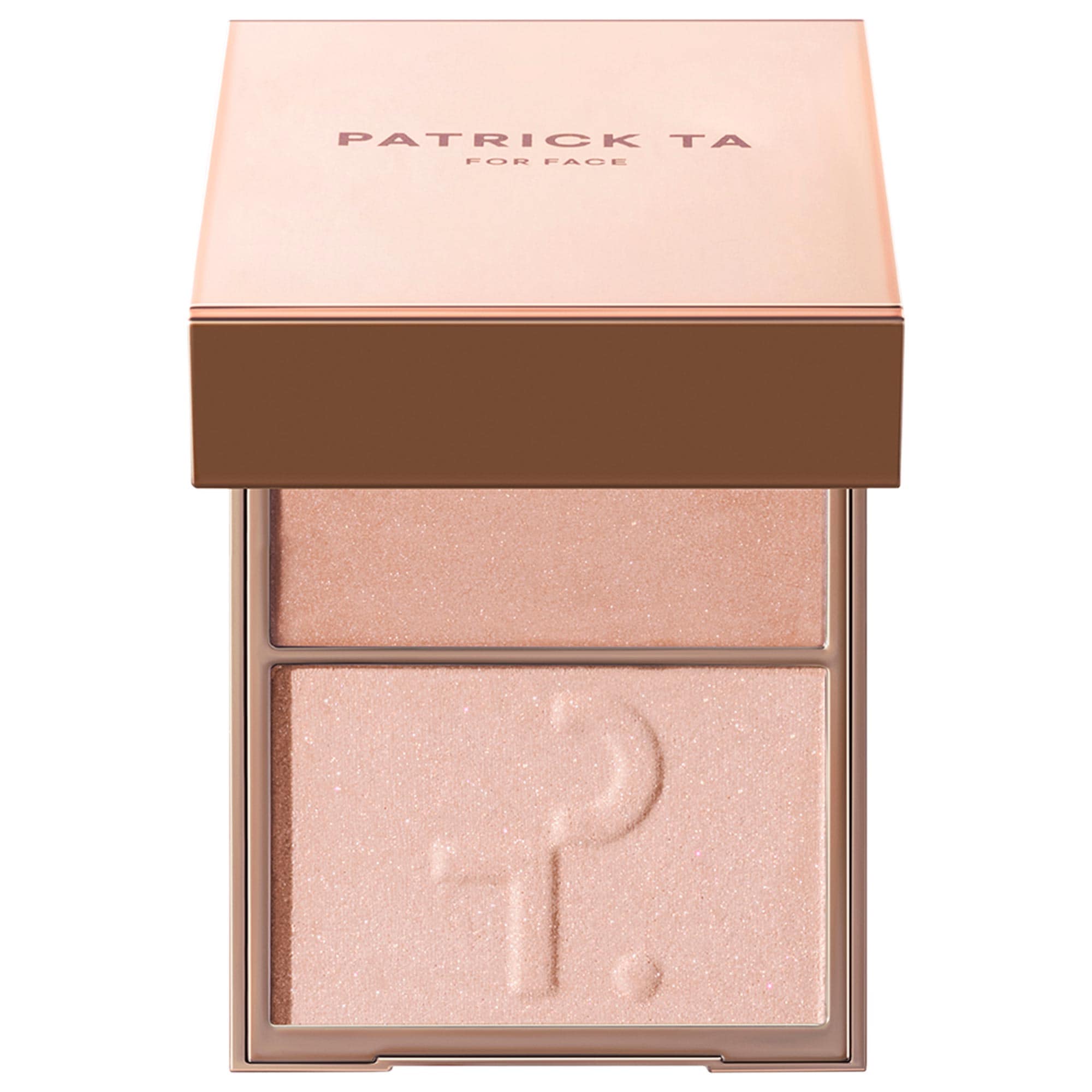 Patrick Ta Major Glow Crème & Powder Light Reflecting Translucent Highlighter Duo Sugar 0.21 oz Crème And 0.14