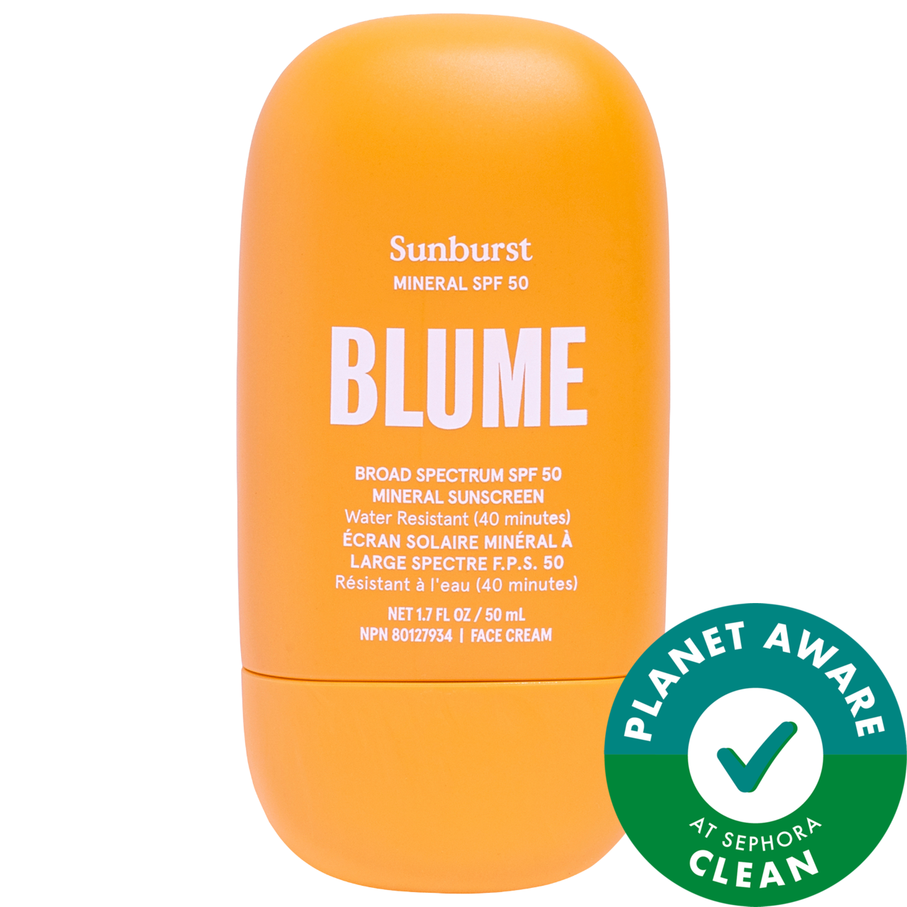 Blume Sunburst Mineral SPF 50 with Niacinamide 1.7 oz / 50 ml