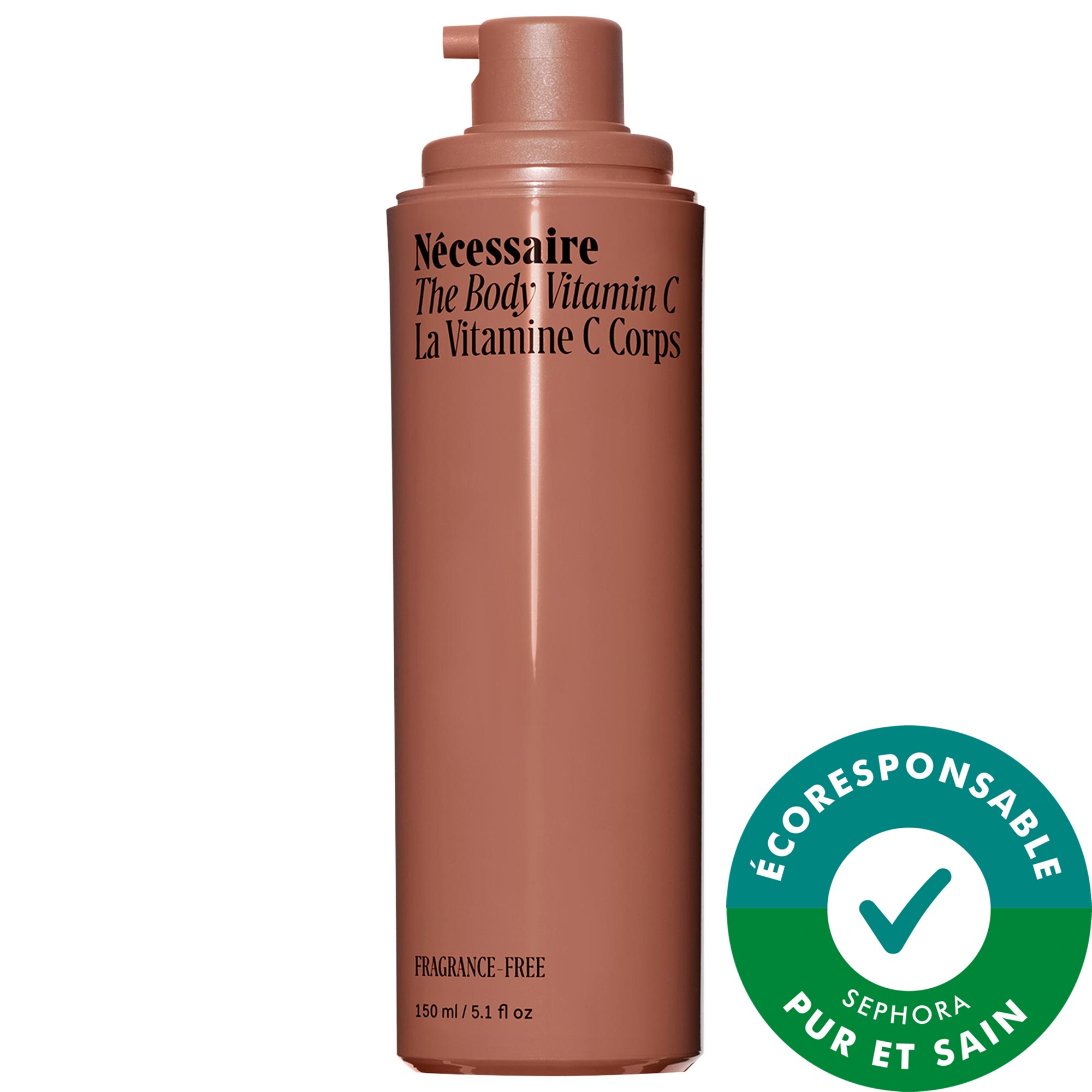 Nécessaire Le'sérum éclat à la vitamine C pour le corps avec THD ascorbate 5.1 oz / 150 mL