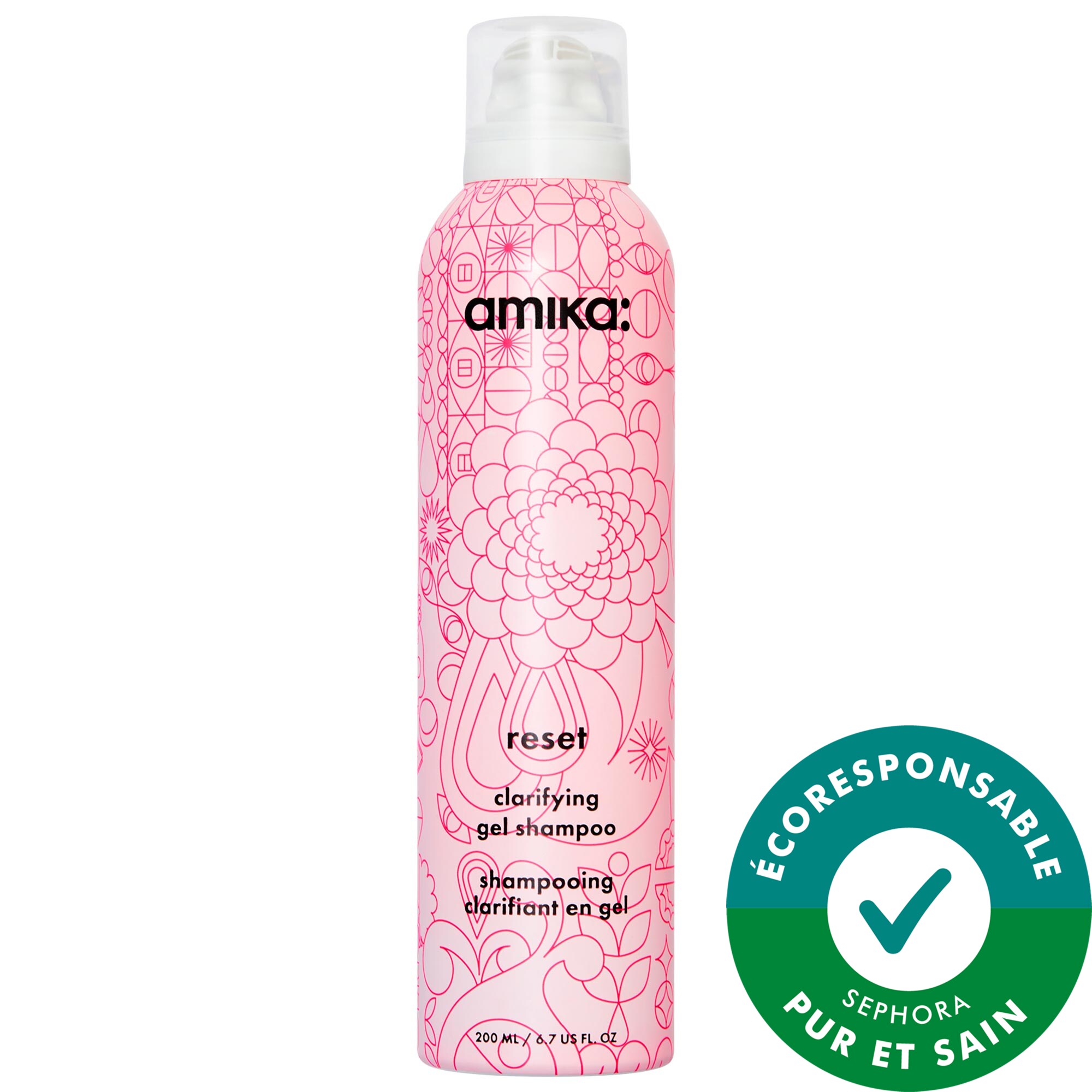 amika Shampoing clarifiant en gel Reset 6.7 oz