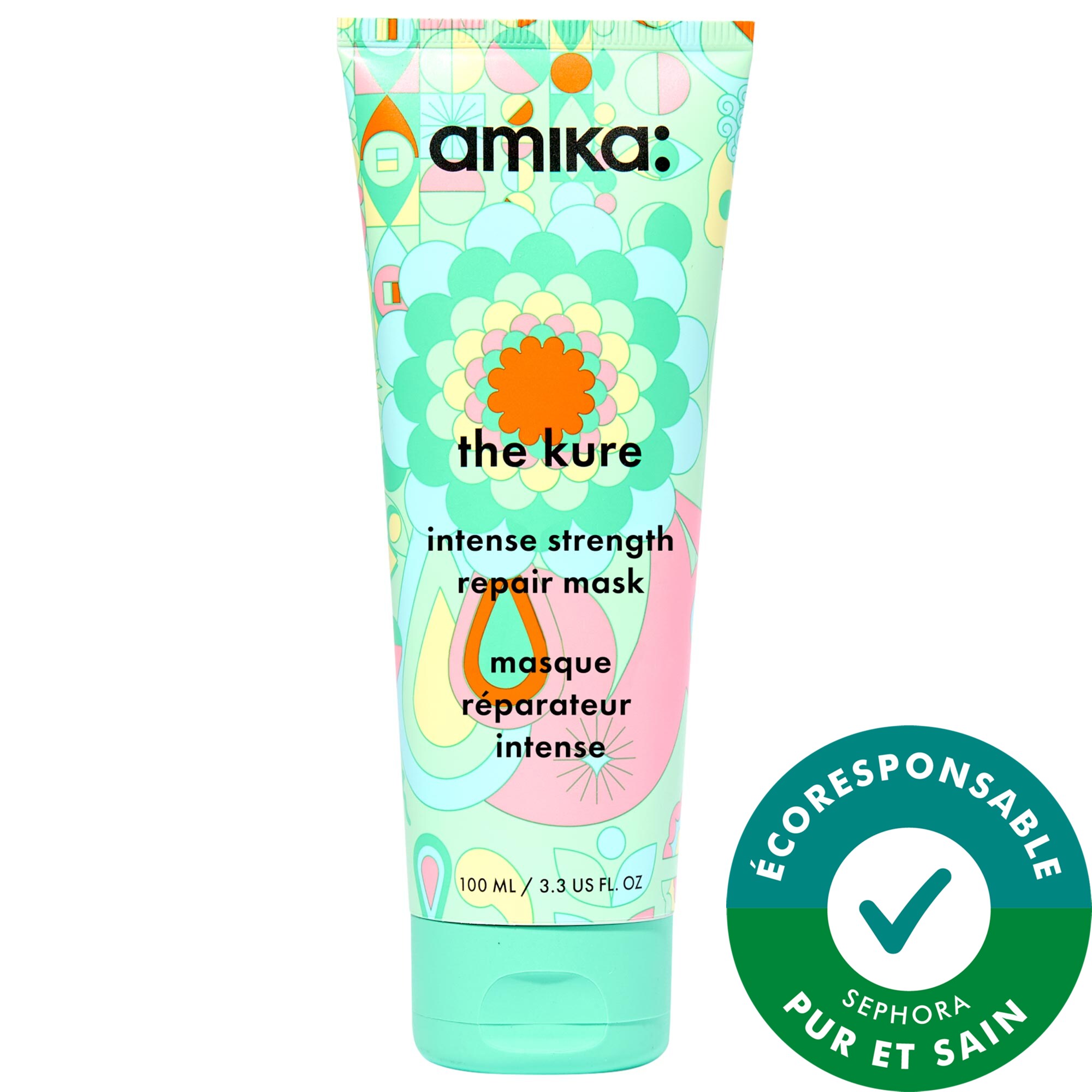 amika Minimasque réparateur fortifiant intense The Kure 3.3 oz/ 100 ml