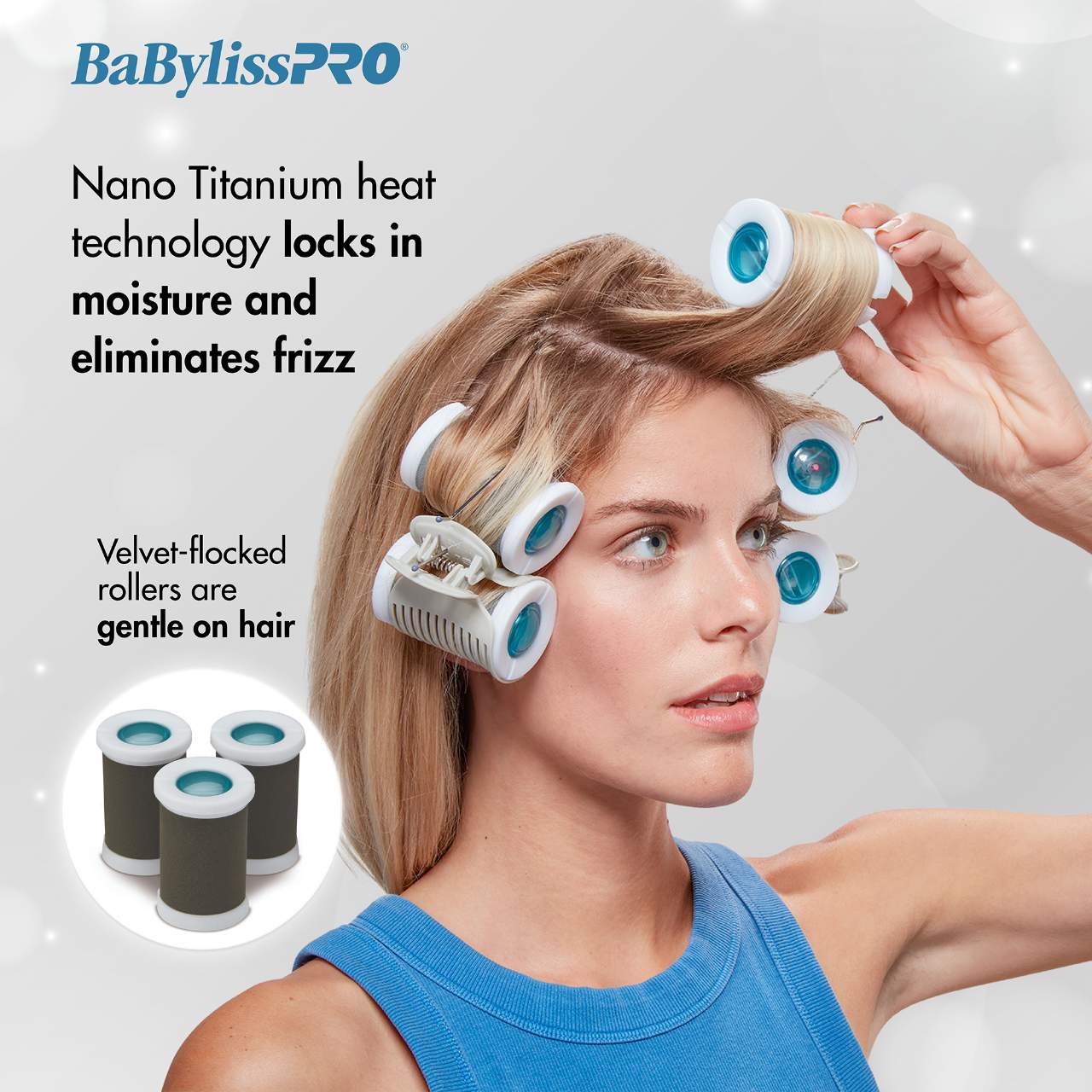 Набор из 12 больших бигуди BaBylissPRO Nano Titanium Professional — фото 4