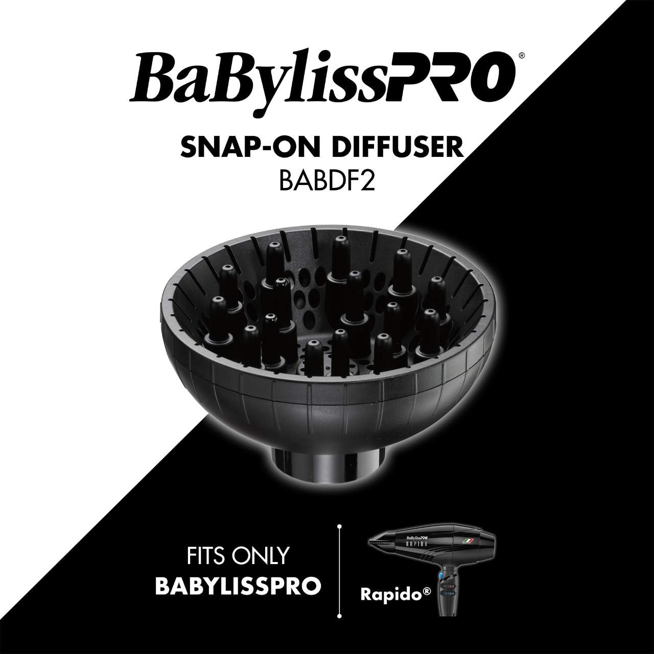 Съёмный диффузор для волос BaBylissPRO для Rapido — фото 4