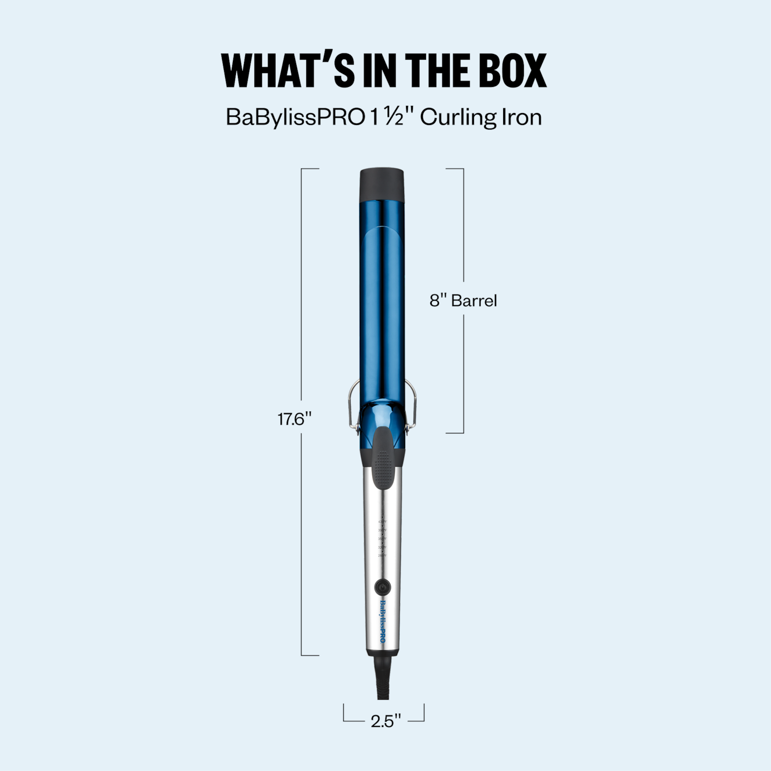 Плойка BaBylissPRO Nano Titanium 1 1/2" с удлинённым стержнем — фото 7