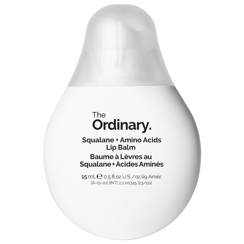 Squalane + Amino Acids Hydrating Lip Balm, for Lips, Elbows, and Cuticles