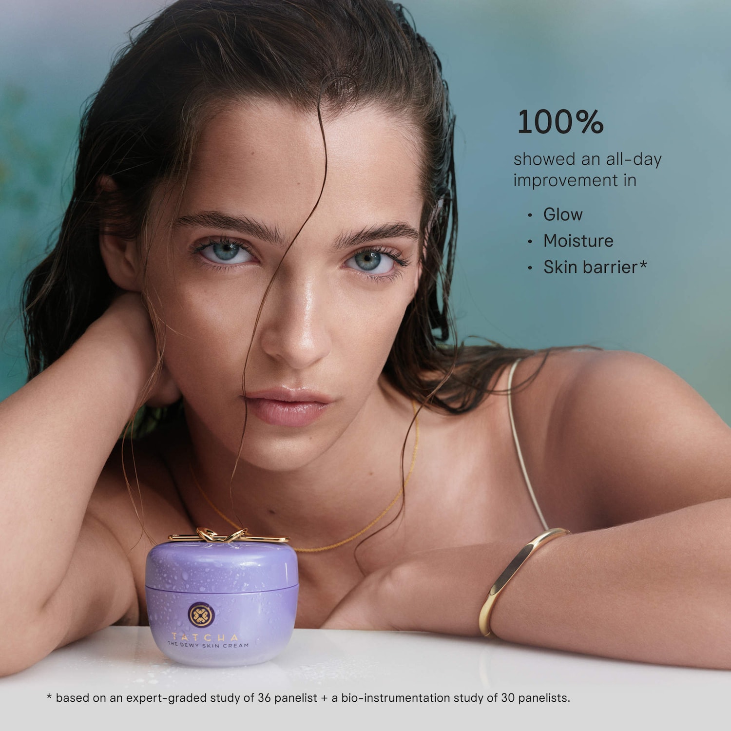 The Dewy Skin Cream Plumping & Hydrating Refillable Moisturizer