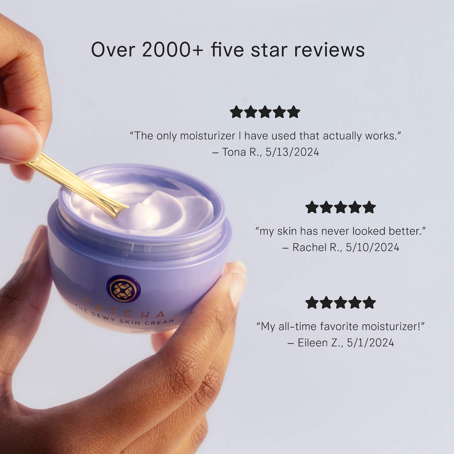 The Dewy Skin Cream Plumping & Hydrating Refillable Moisturizer