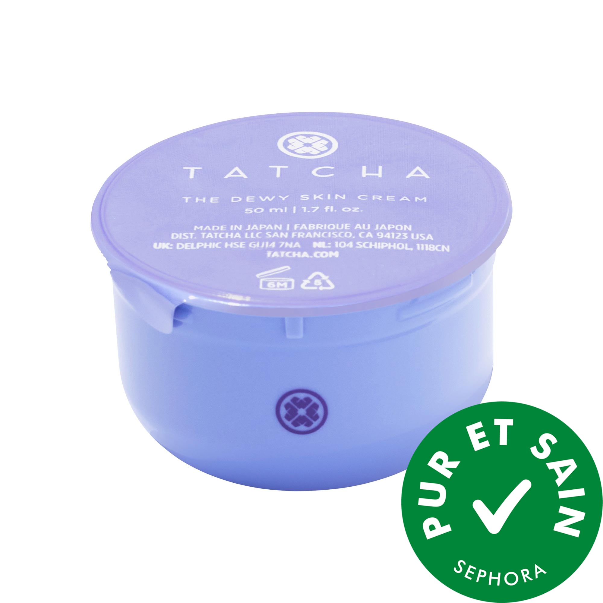Tatcha Crème hydratante et repulpante recargeable The Dewy Skin ml