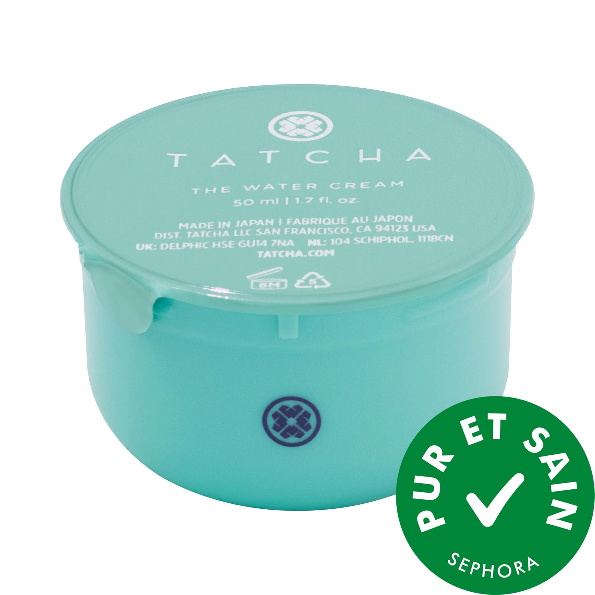 Tatcha Crème sans huile rechargeable réduisant l'apparence des pores The Water Cream oz / mL