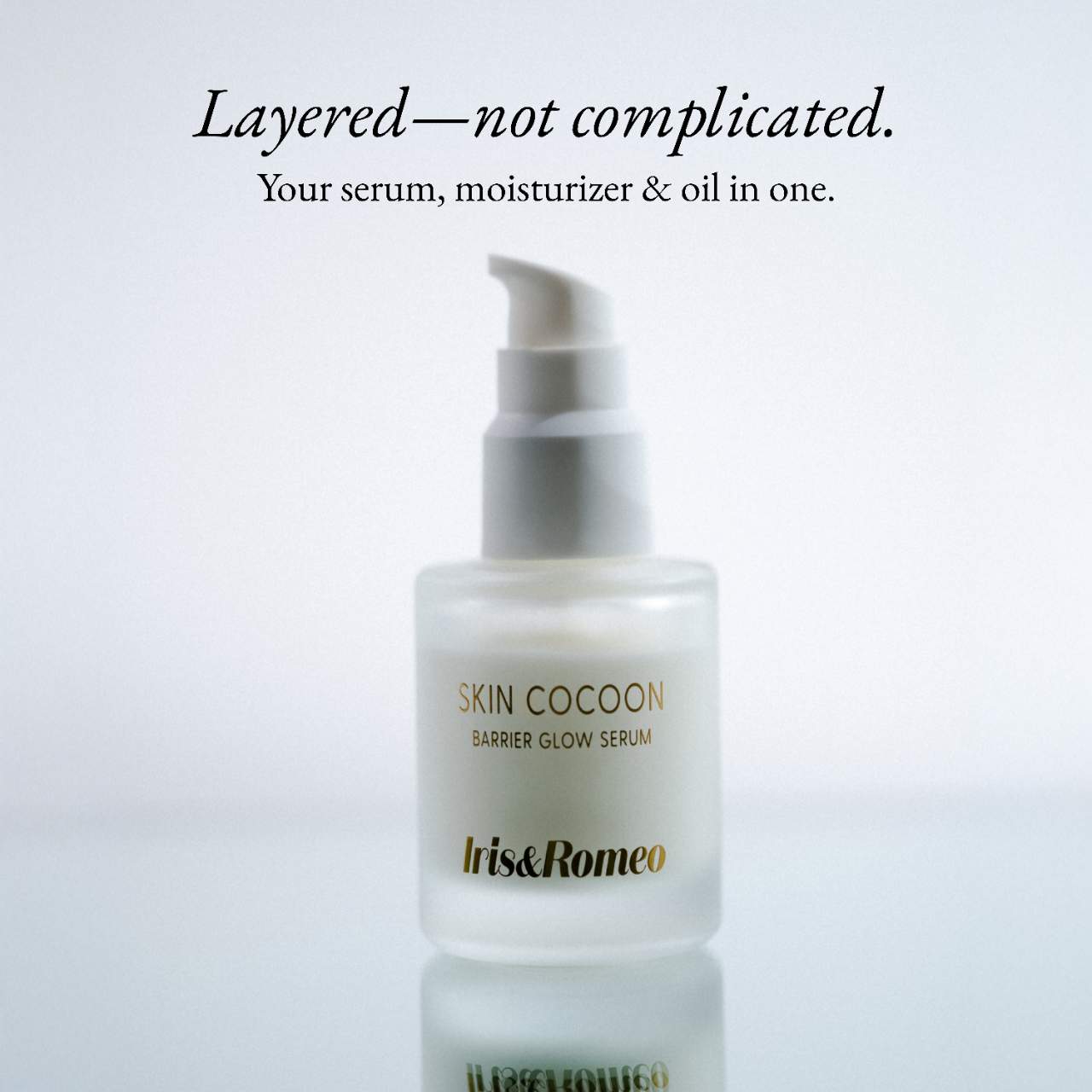 Сыворотка для барьера кожи и сияния с пептидами и ниацинамидом Iris&Romeo Skin Cocoon — фото 7