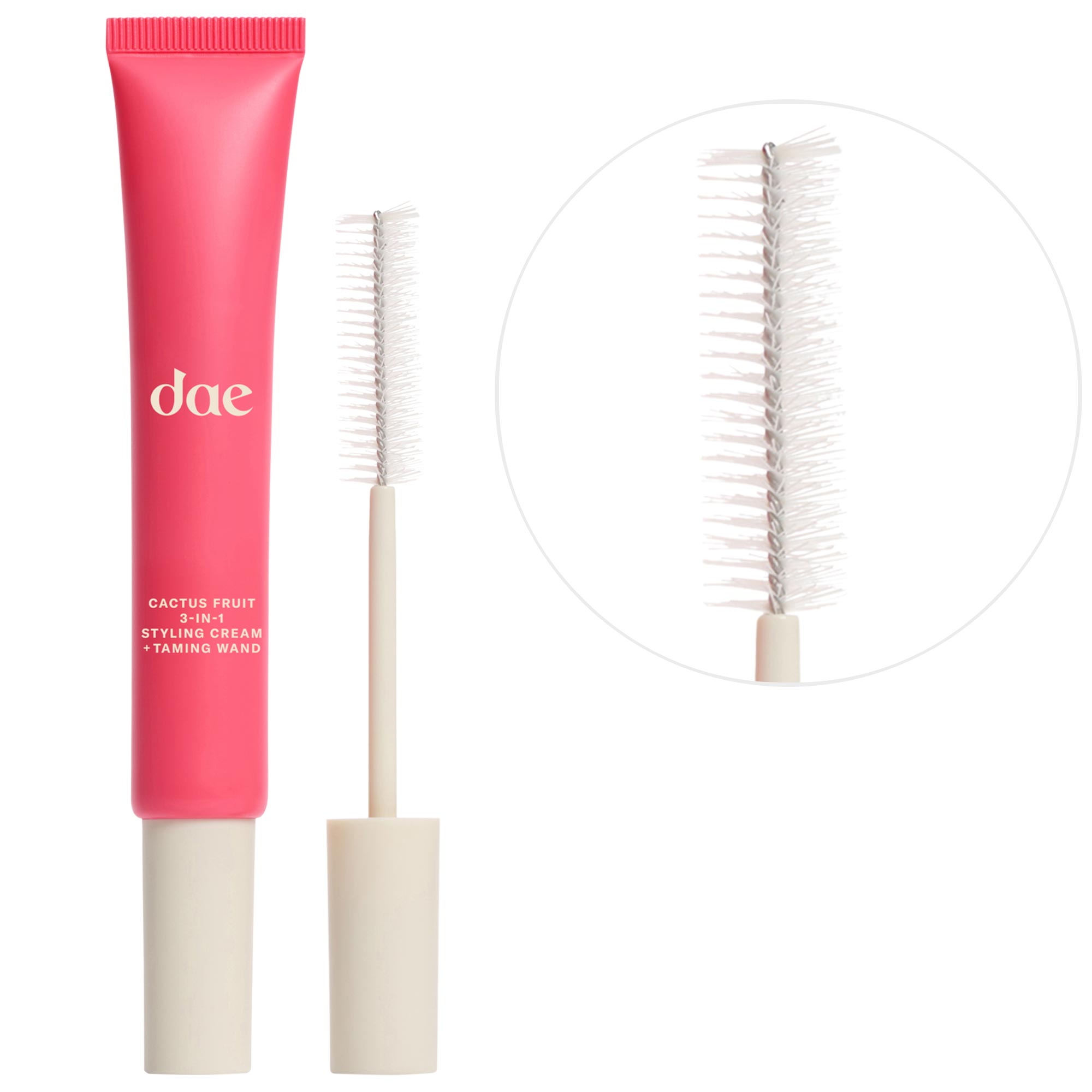 dae - Crème coiffante 3-en-1 aux fruits de cactus avec une brosse en tige