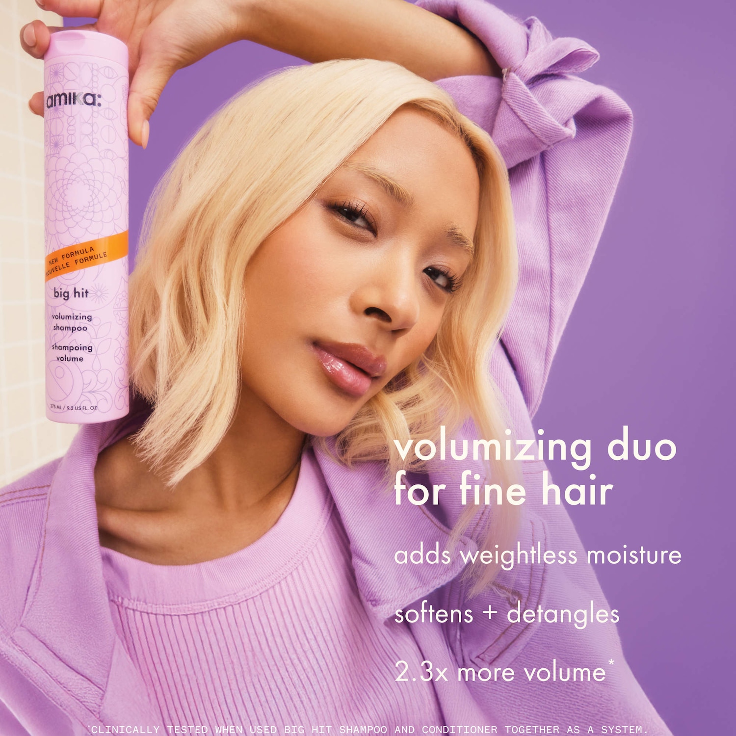 Big Hit Volumizing Shampoo - amika | Sephora