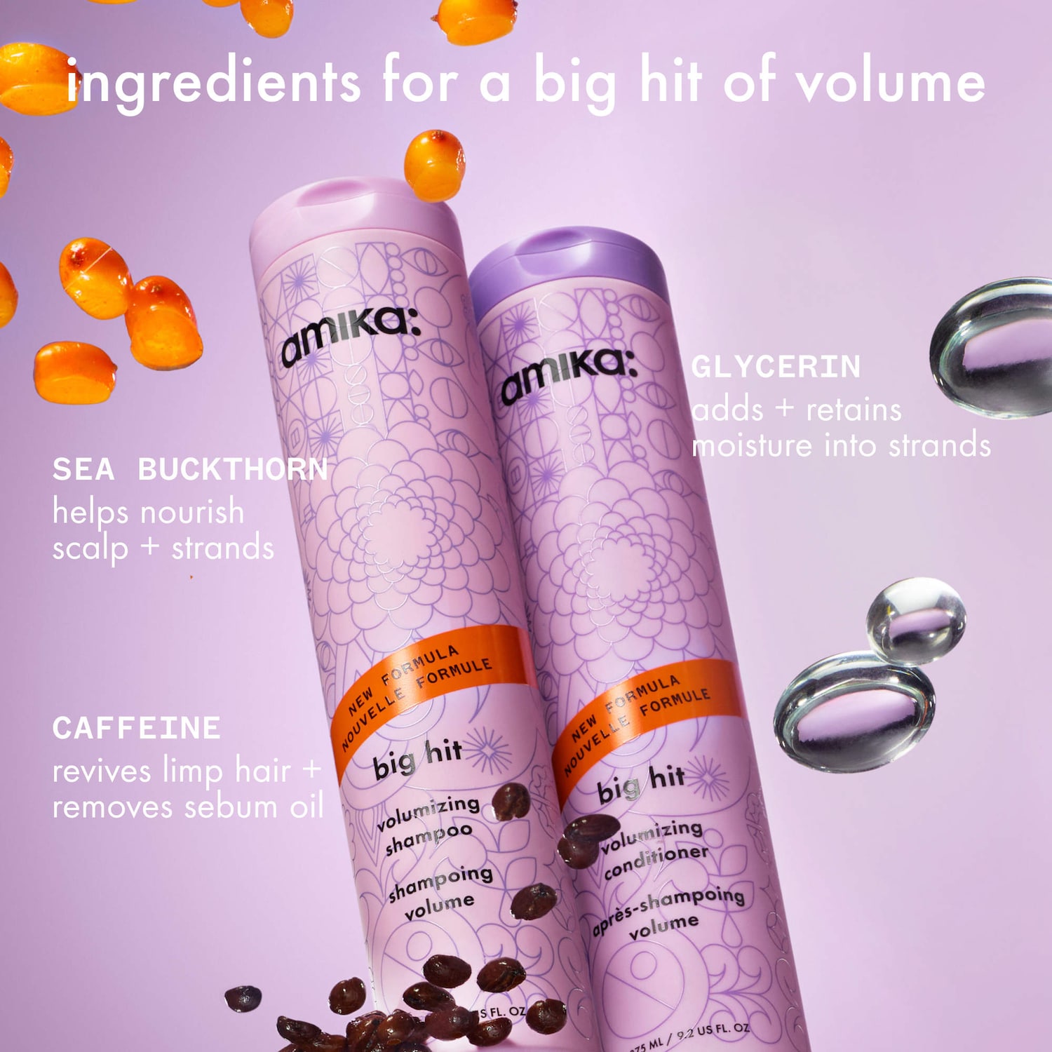 Big Hit Volumizing Shampoo - amika | Sephora