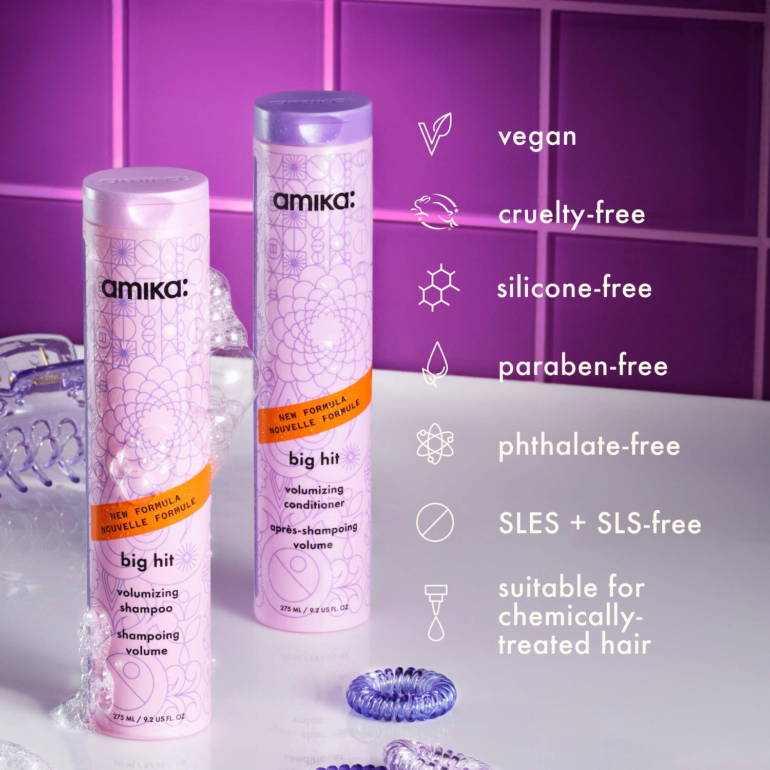 Big Hit Volumizing Shampoo - amika | Sephora