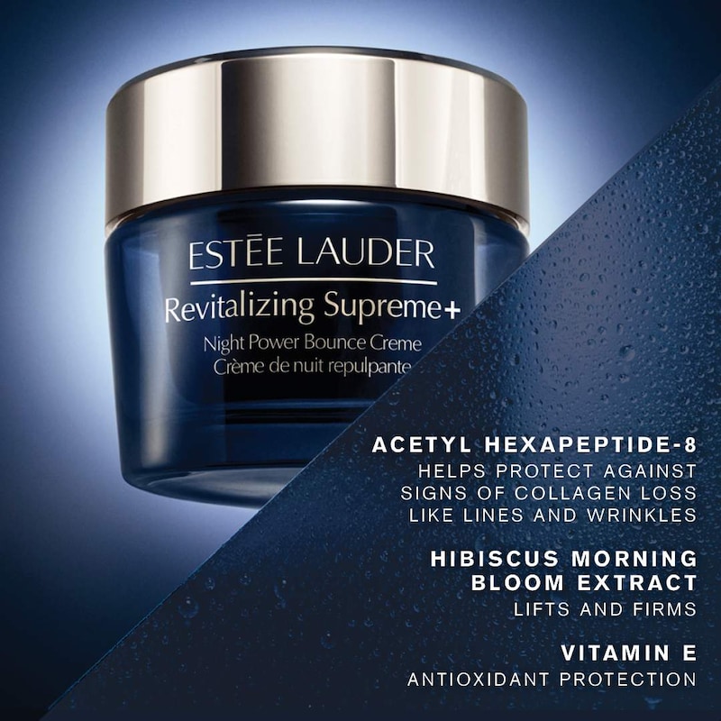 Revitalizing Supreme+ Moisturizer Night Power Bounce Cream with Vitamin E thumbnail 4