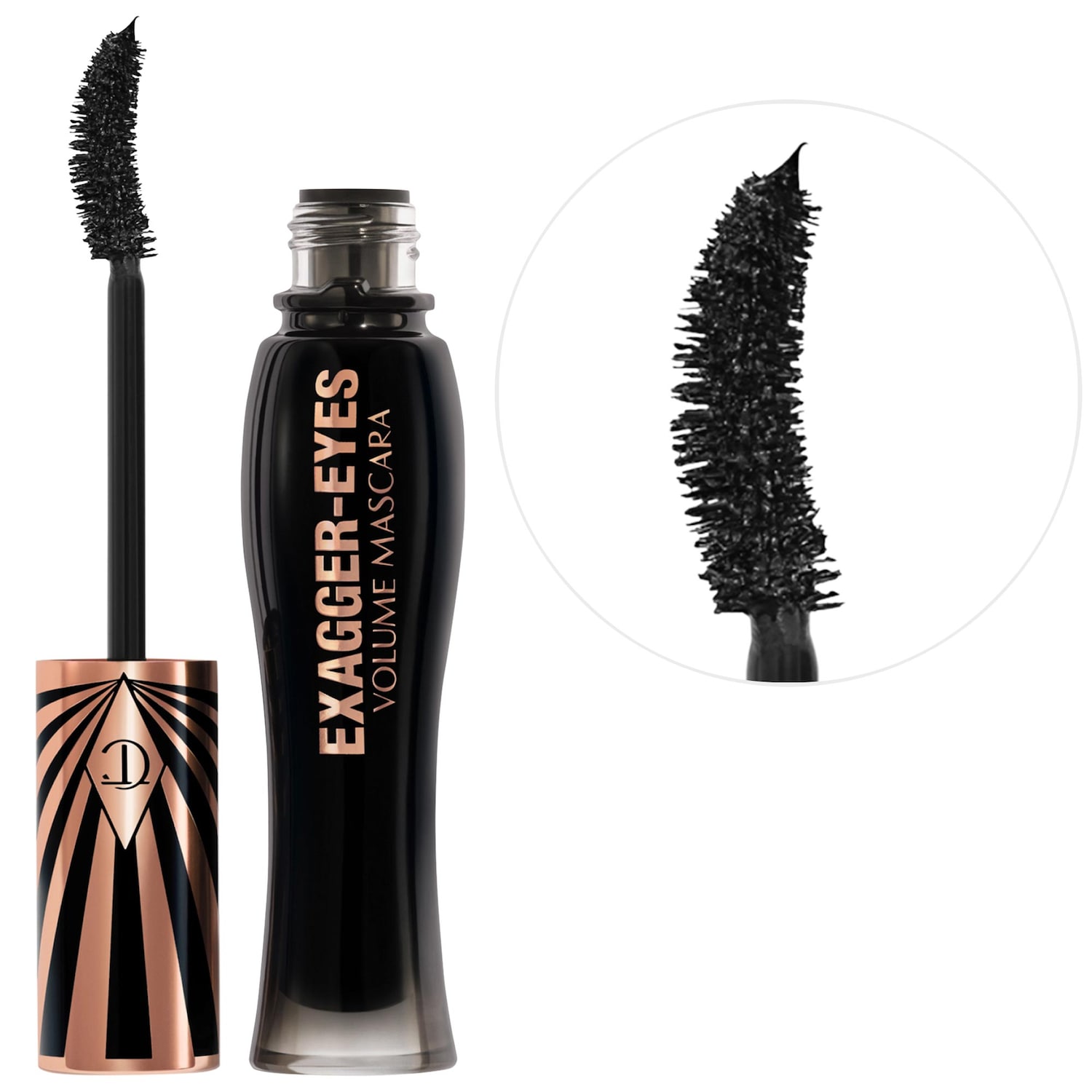 Charlotte Tilbury Exagger-eyes Volumizing and Curling Mascara in Exagger-black