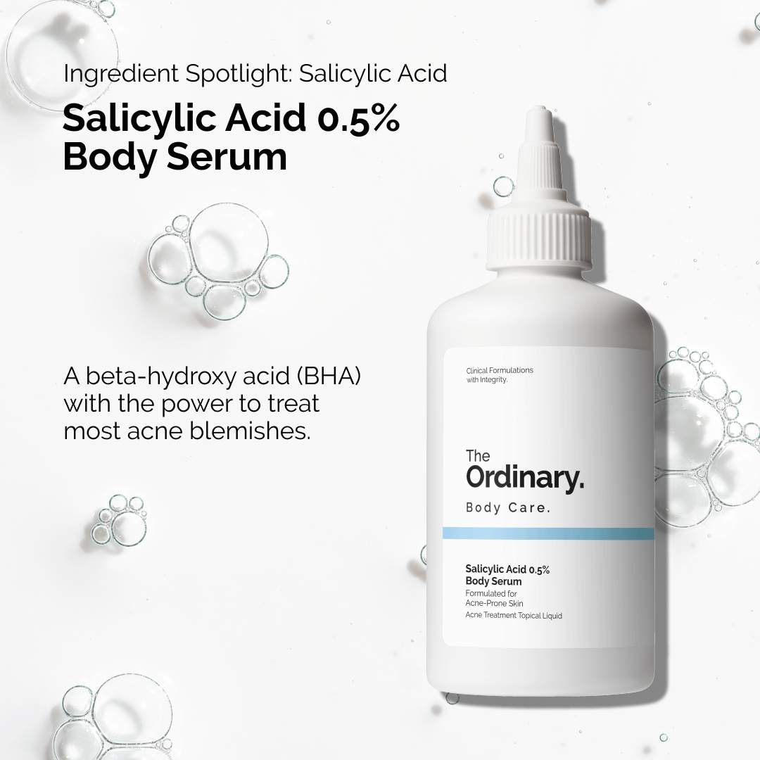 Отшелушивающая сыворотка для тела с 0.5% салициловой кислоты The Ordinary против акне — фото 5