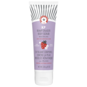 First Aid Beauty - KP Bump Eraser Body Scrub with 10% AHA –  Fresh Strawberry