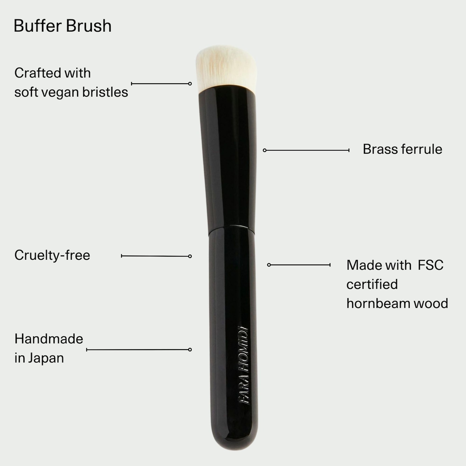 Кисть для растушевки Fara Homidi Buffer — фото 5