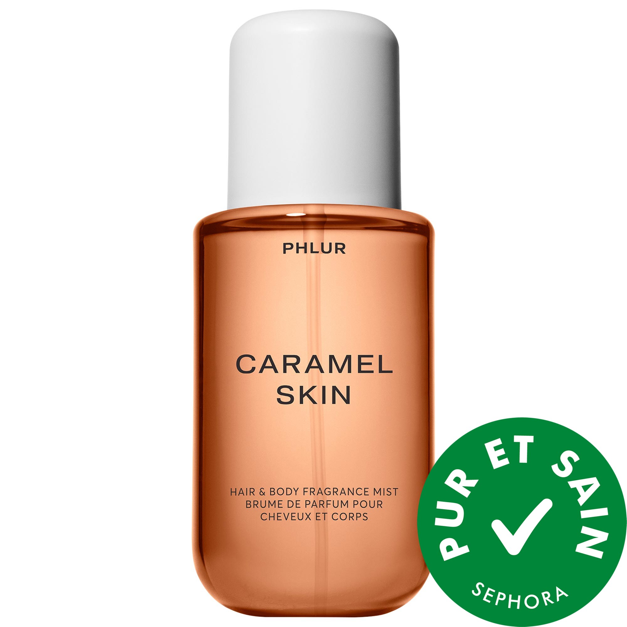 PHLUR Brume parfumée pour le corps et les cheveux pour les peaux caramel 8 oz vaporisateur