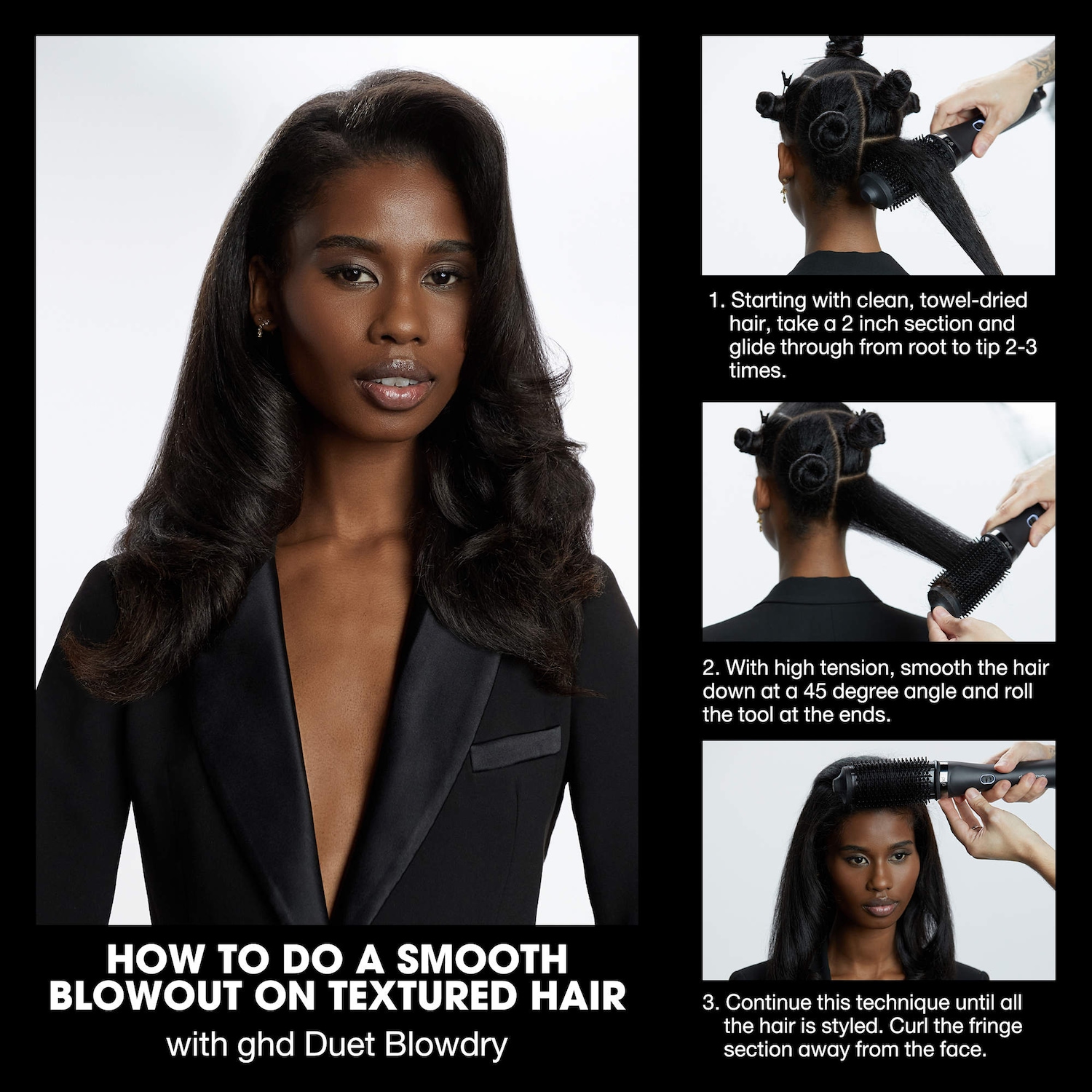 Duet Blowdry 2-in-1 Hair Dryer Brush - ghd | Sephora