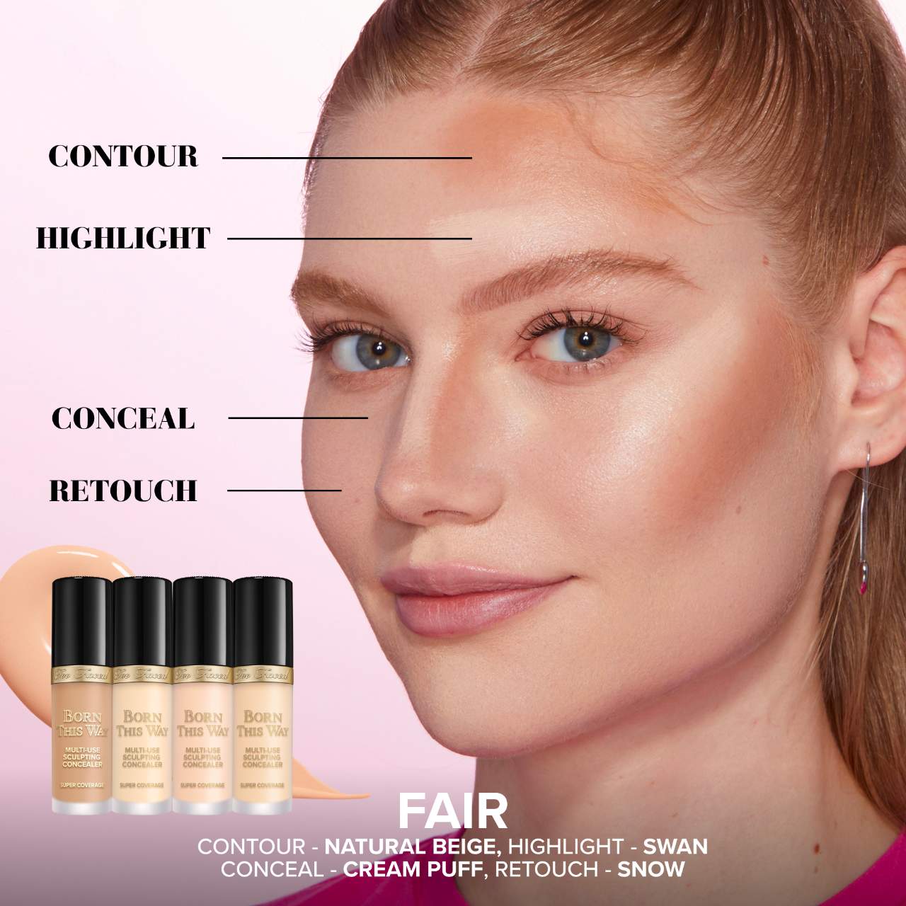 Мини-версия универсального консилера Too Faced Born This Way Super Coverage, цвет: Миндальный — фото 8