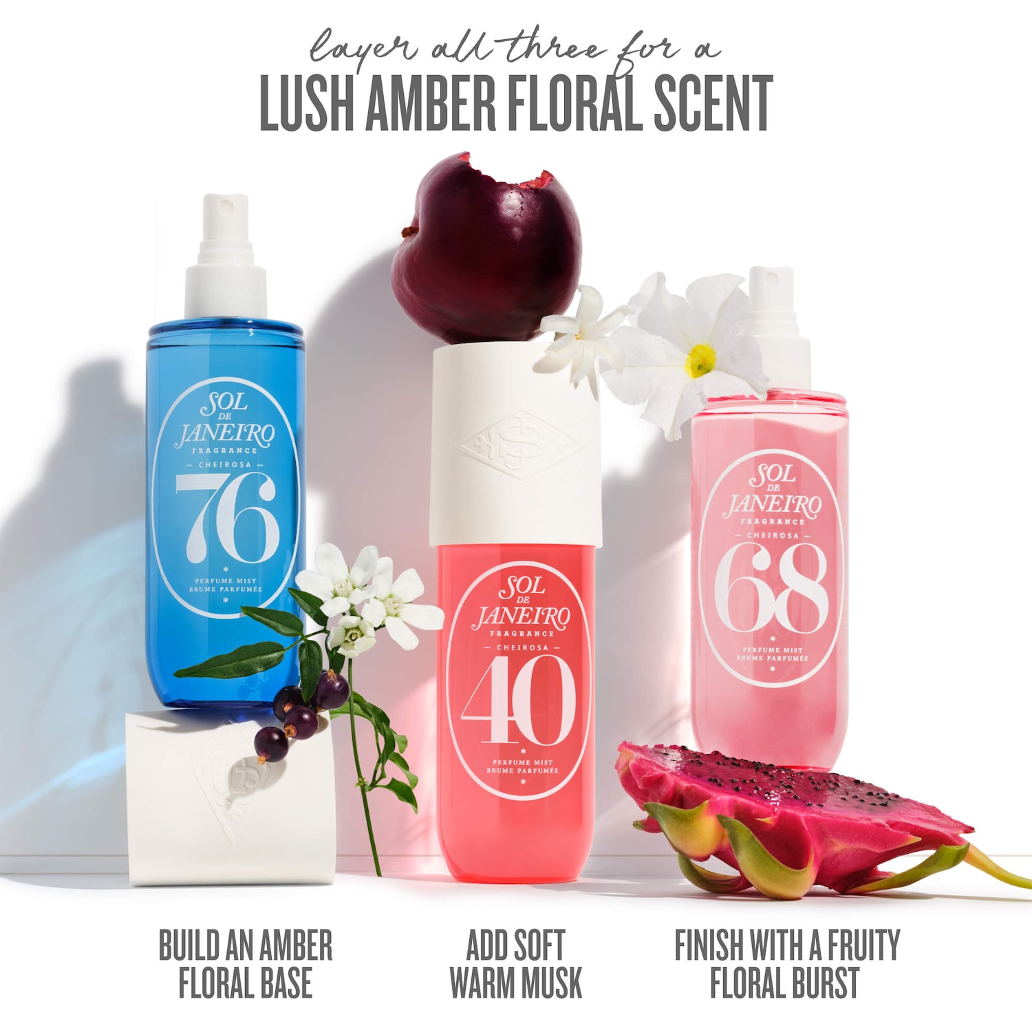 Cheirosa 76 Hair & Body Refillable Perfume Mist - Sol de Janeiro