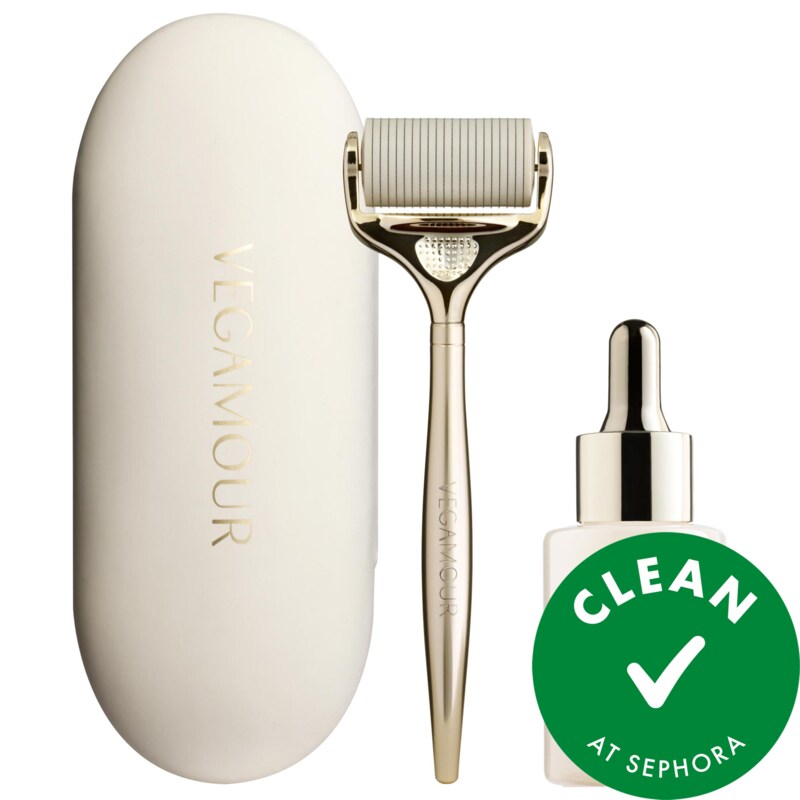 GRO+ Advanced Hair Serum and Dermaroller Set