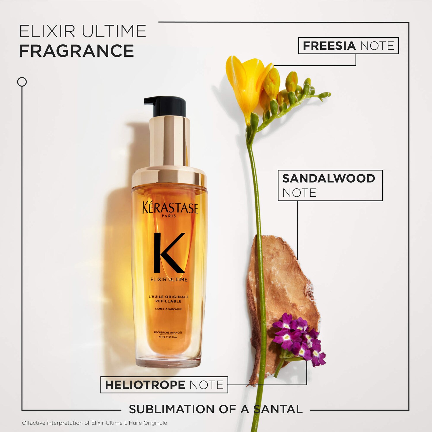 Kérastase ヘアオイル 30ml & スプリットエンドセラム 50ml Mini Elixir Ultime Hydrating Hair Oil - Kérastase | Sephora