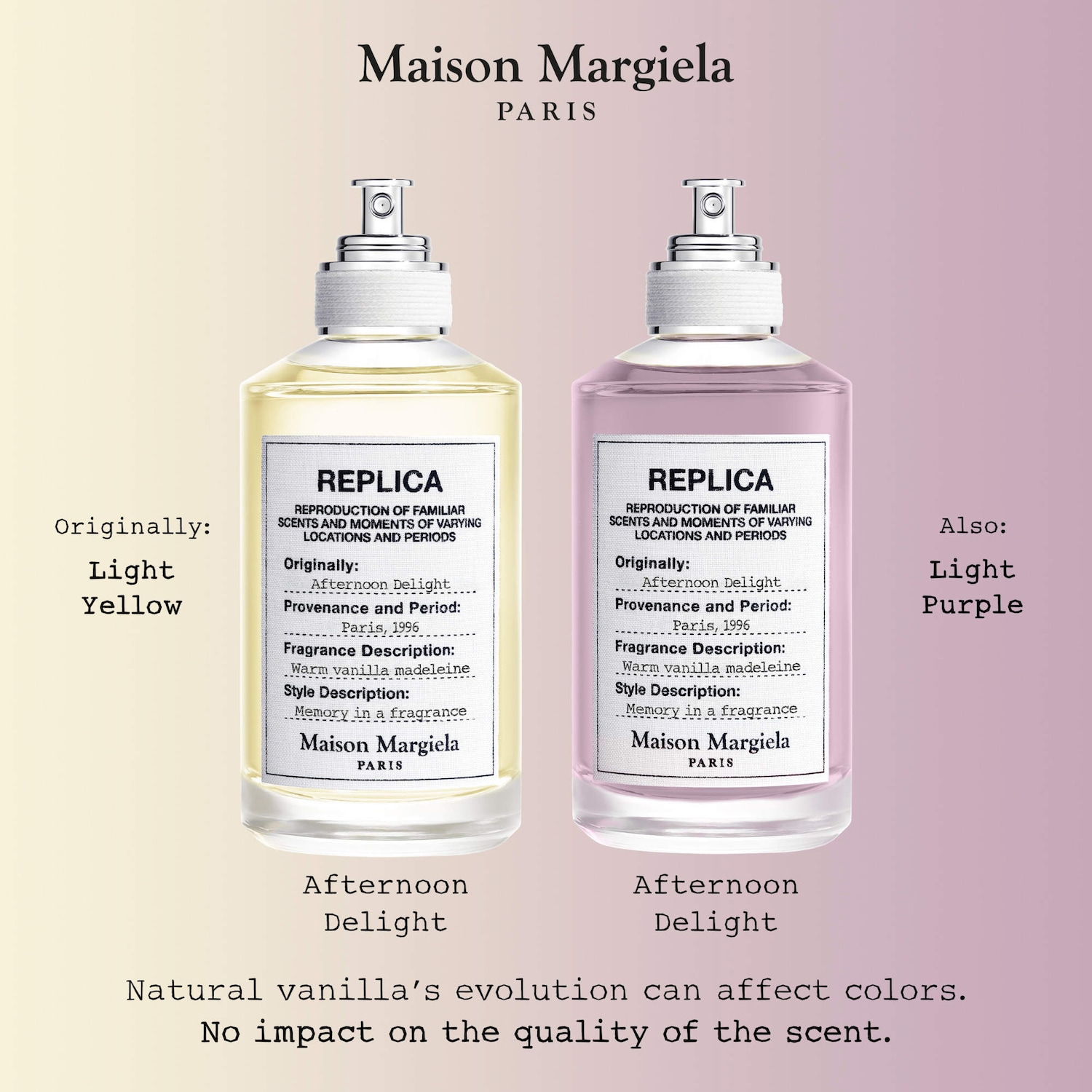 Eau de toilette Afternoon Delight 'REPLICA' avec vanille et bois