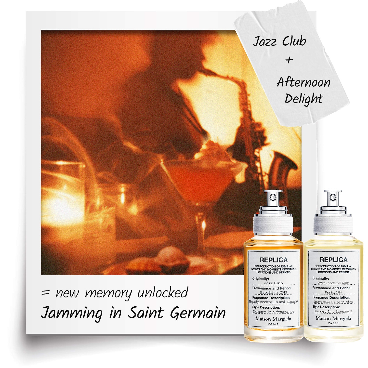 Eau de toilette Afternoon Delight 'REPLICA' avec vanille et bois